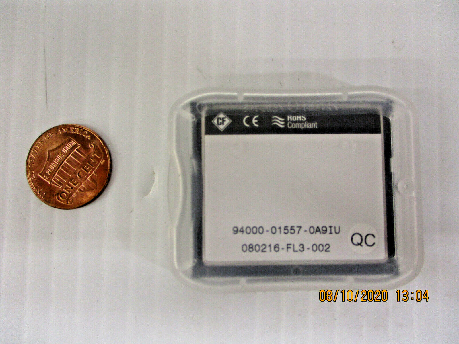 New, Silicon System SLCF2GM1UI STEC 2GP Compact flash, Temperature Grade