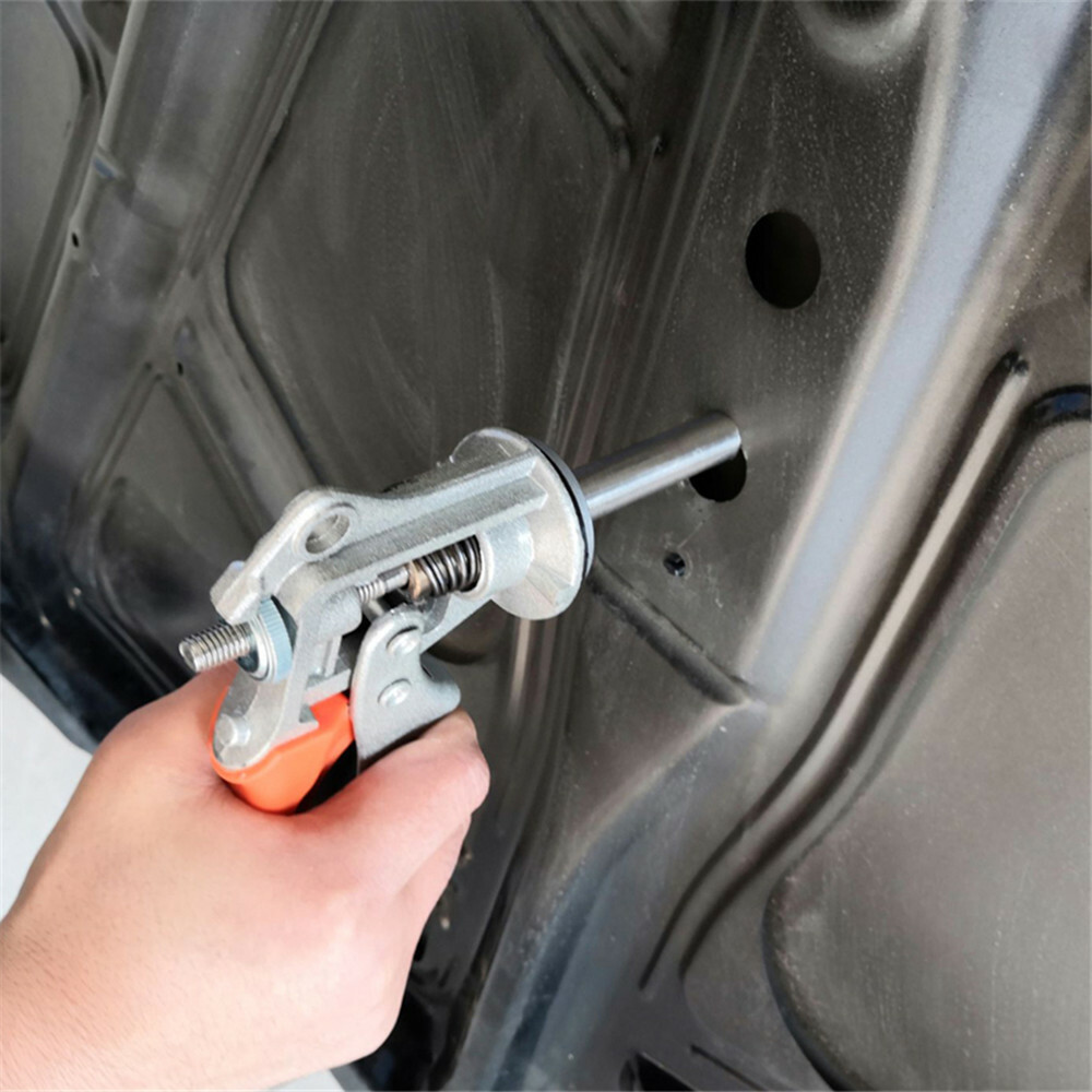 Flat Hole After Paintless Dent Removal Kit, Body Repair Tools