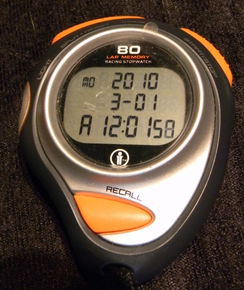 Multi-function Electronic Digital Sport Stopwatch 80 Lap Memory Date Time