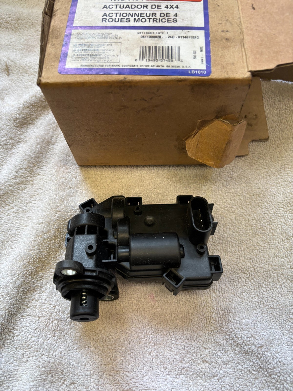 Napa 4 Wheel Drive Actuator 600-2932