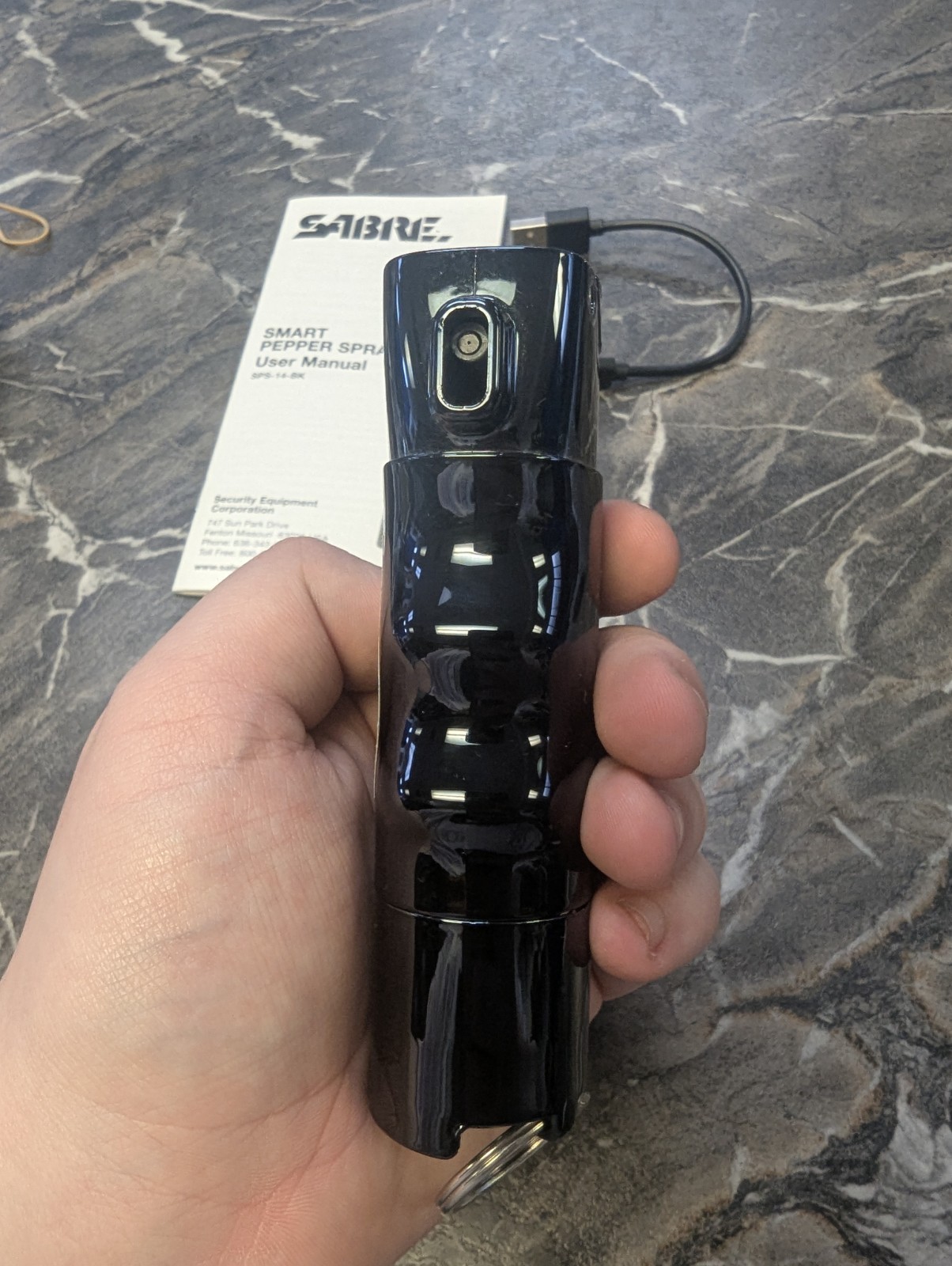 SABRE SMART Pepper Spray with Bluetooth GPS Continuous Tracking Free Text Alerts