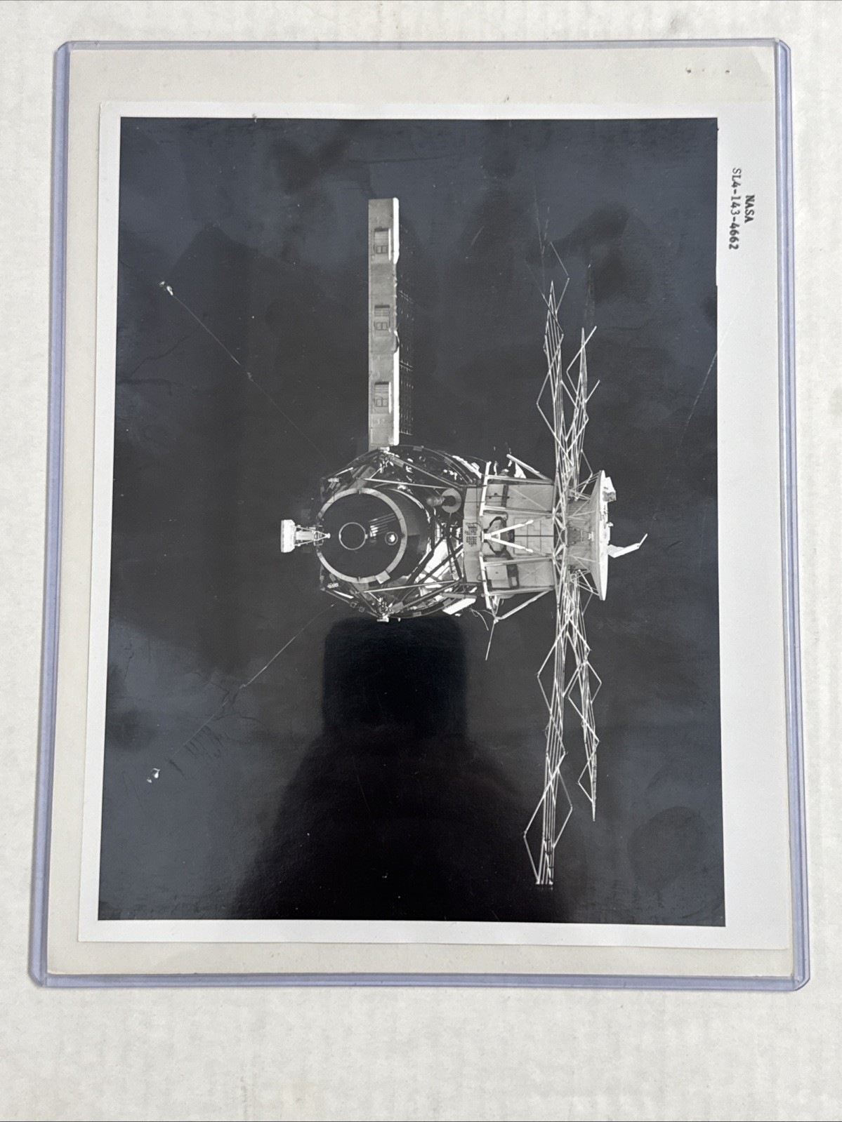 NASA Skylab 4 Space Cluster Black Numbered Press Photo