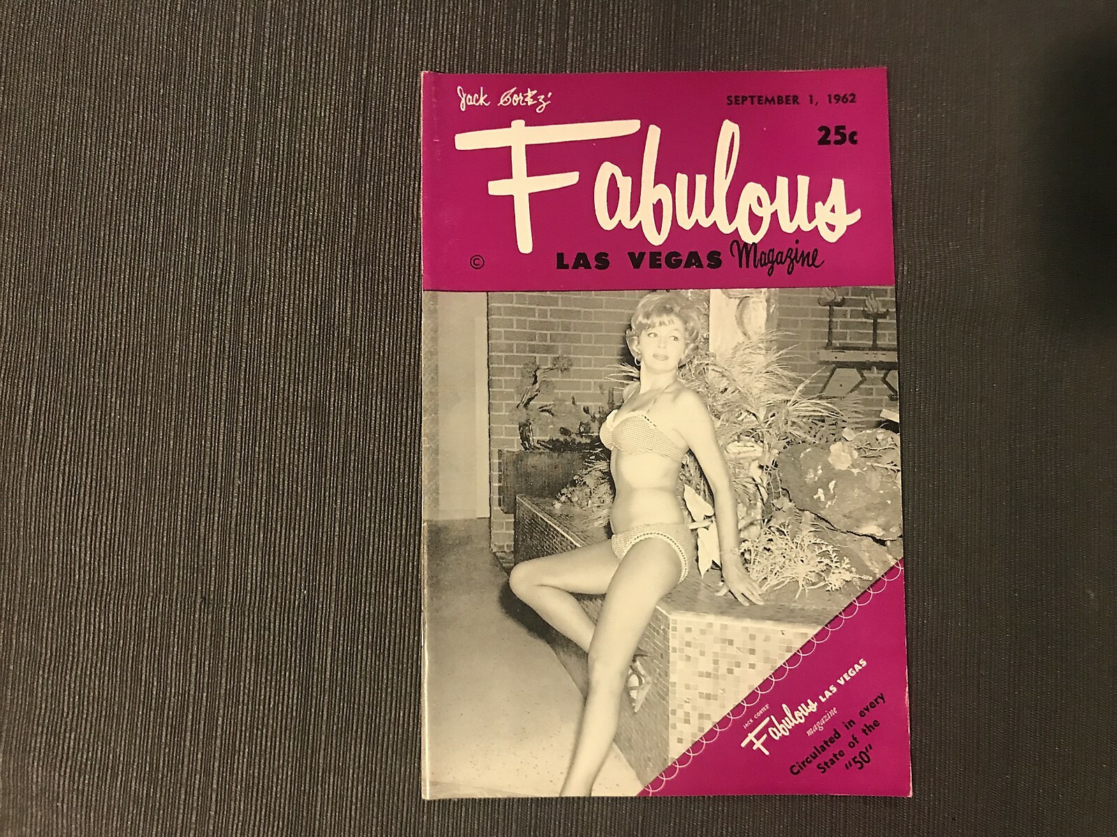 Fabulous Las Vegas Magazine Roxanne Reed Carol Burnett Oran Gragson 9/1/1962