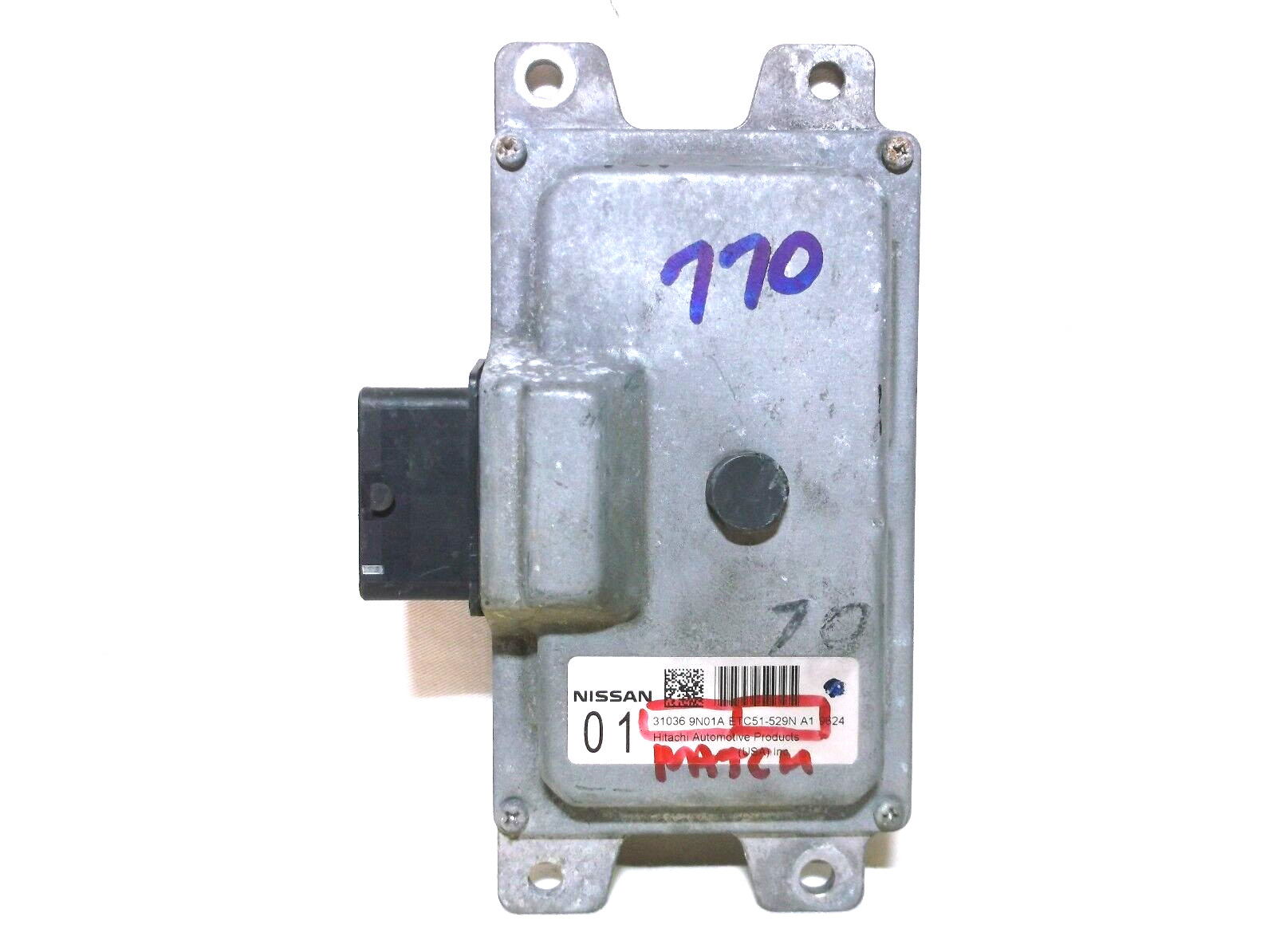 09-10  NISSAN MAXIMA/ FROM 3/09 THRU 01/10/ TRANSMISSION CONTROL MODULE/COMPUTER