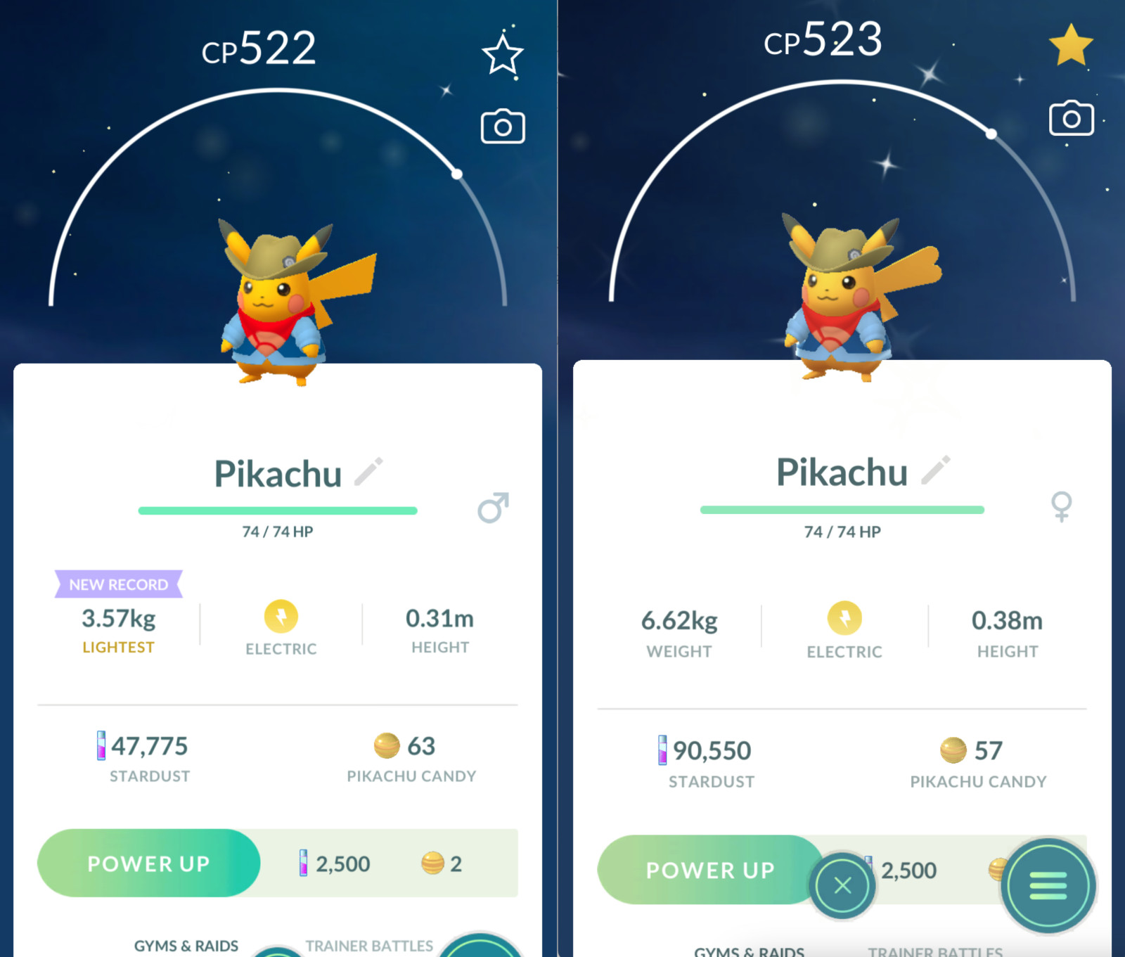 Pokémon Shiny Excavator Pikachu Possil museum - GO Read description