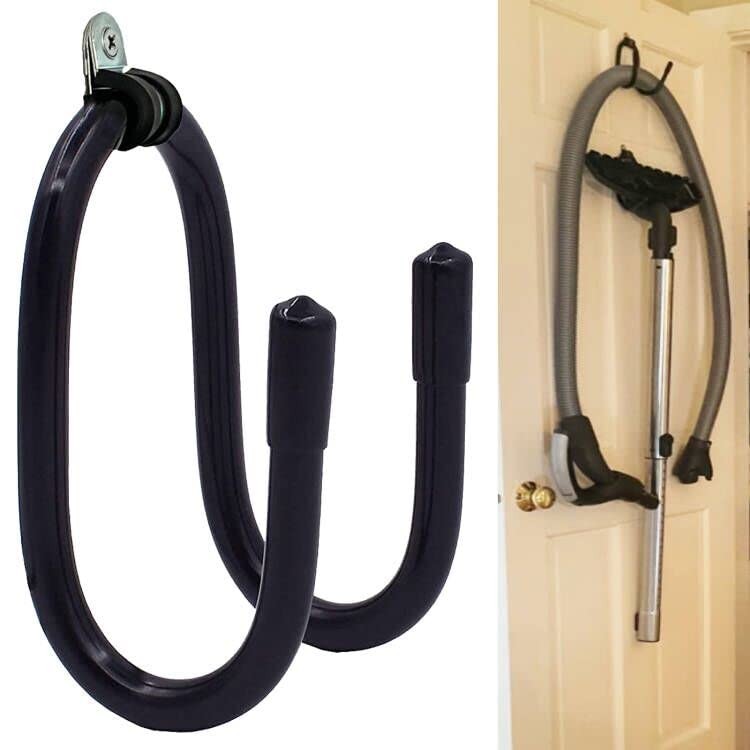 Vacuum Cleaner Storage Bracket Power Tool Hose Stand Holder Head Black