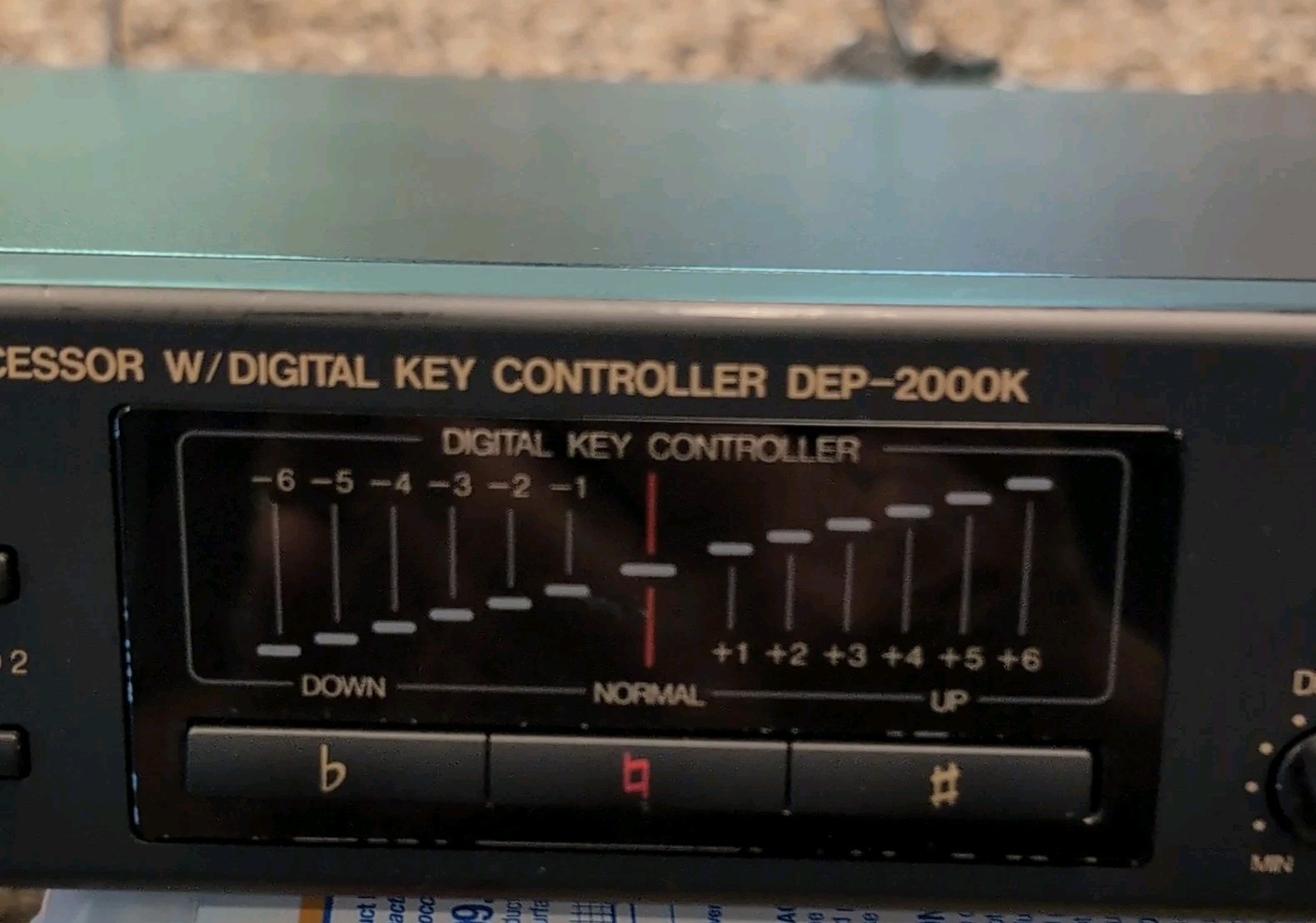 Nikkodo DEP-2000K Digital Echo/Key Processor 1U Rack 2CH RCA 1/4" Black