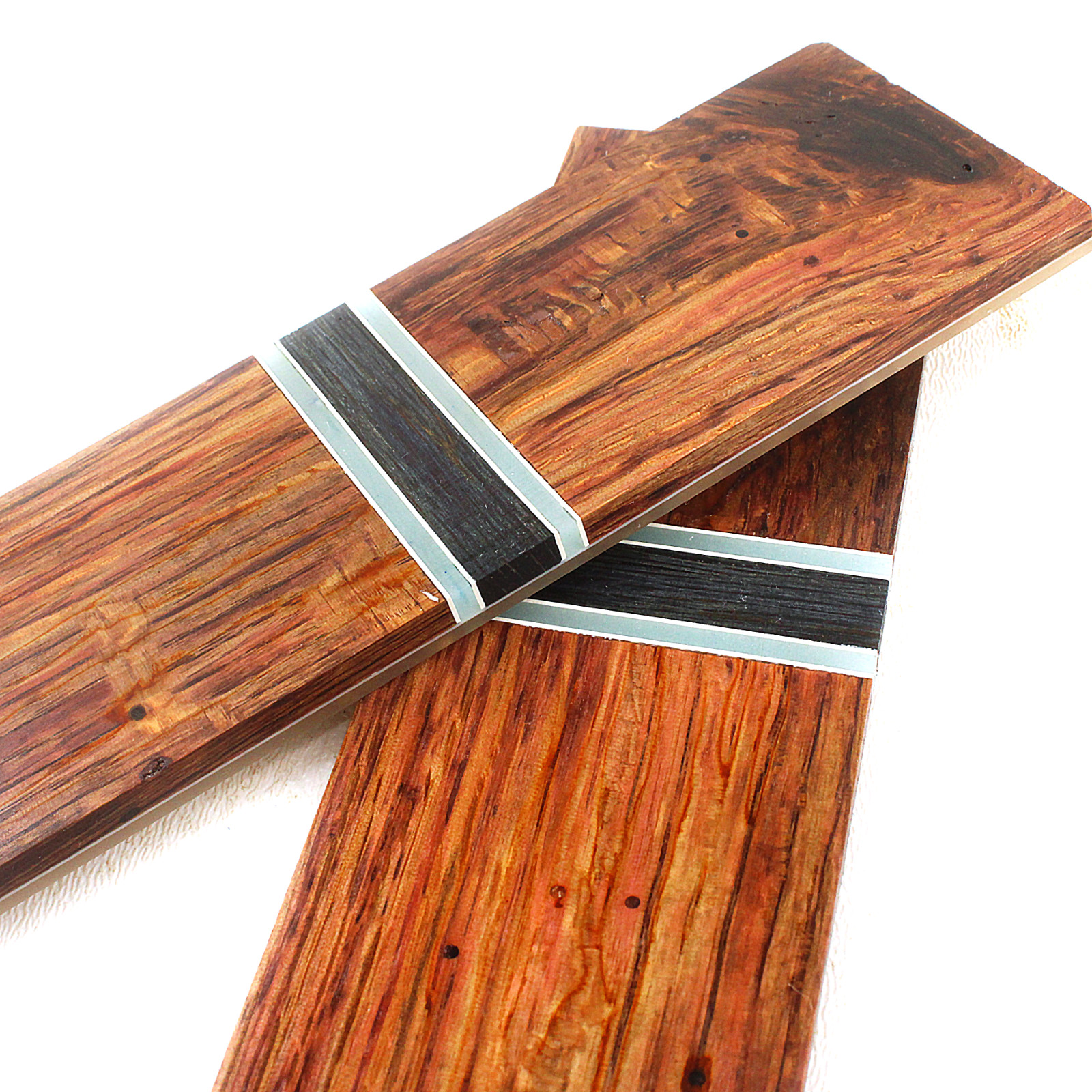 Stabilized Segmented Knife Making Scales Handle Material 6 1/8 x 1 7/8 x 1/4 in
