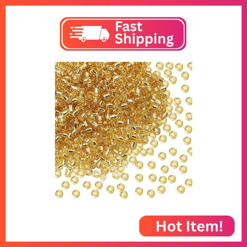 Glass Seed Beads Penta Angel 50g Mini Round Craft Loose Spacer Pony Beads for Ea