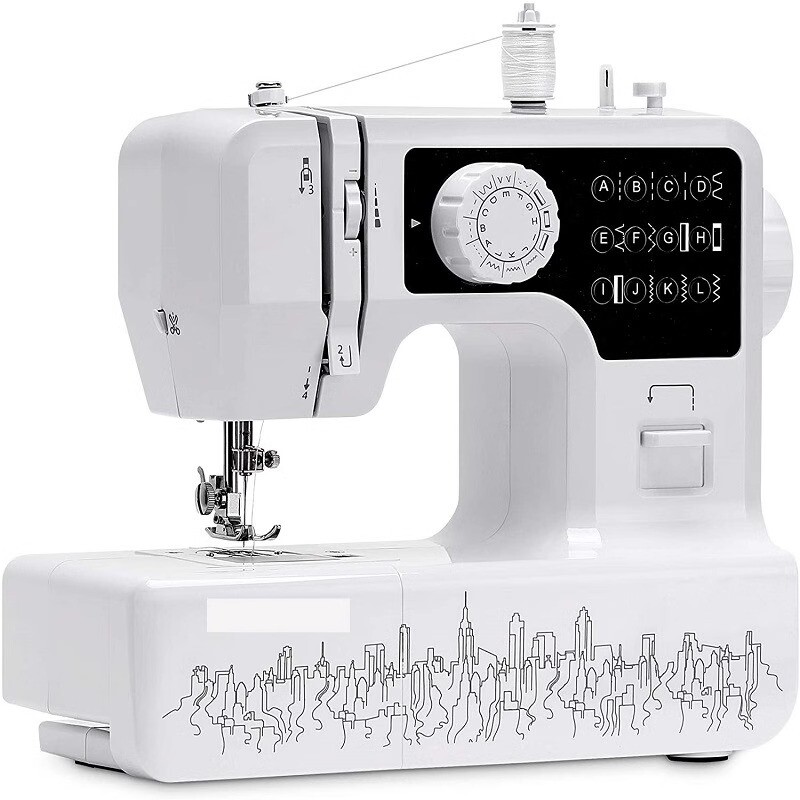 Sewing Machine Mini Portable Household With Multiple Built-in Stitch Patterns