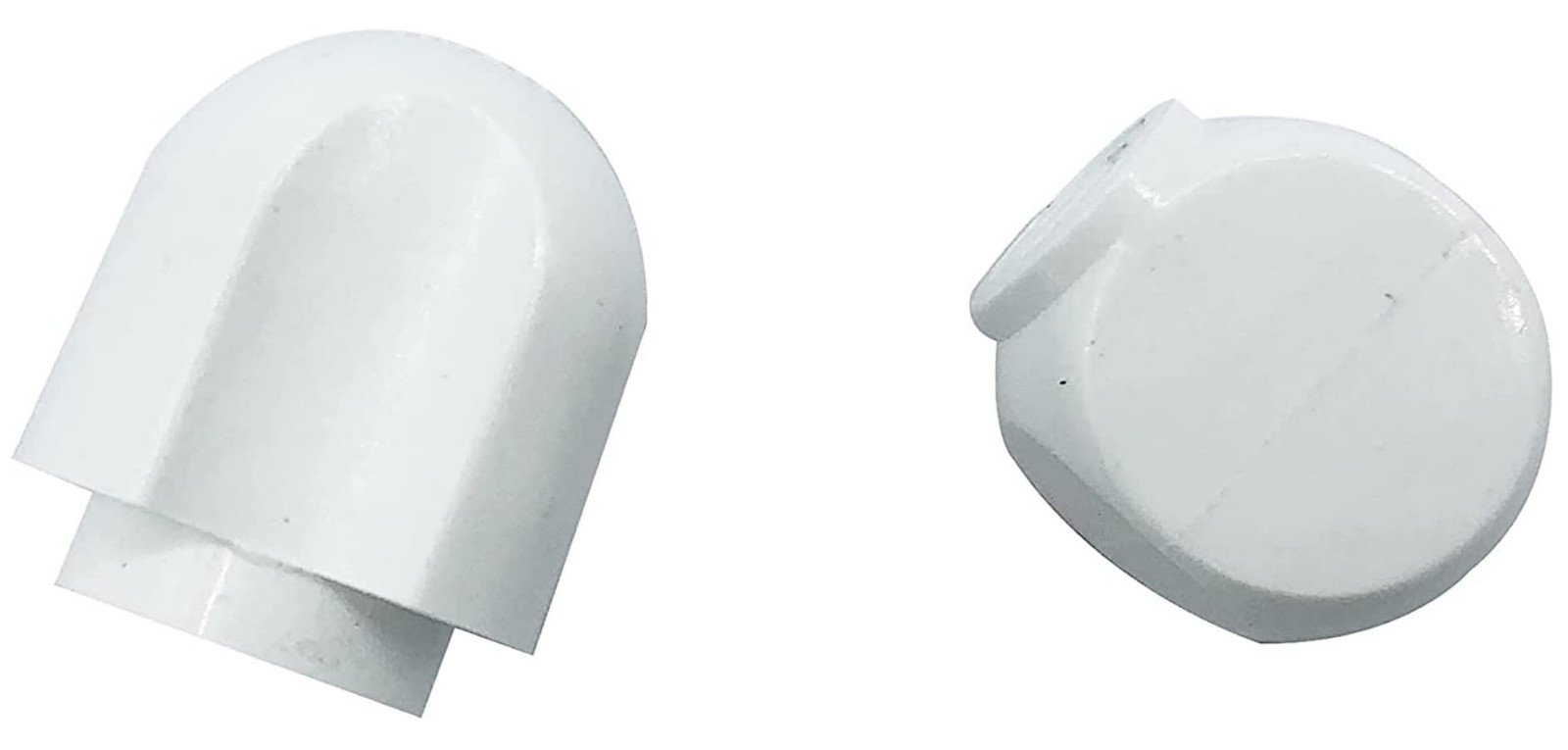 Set of 2 Stand Mixer White Plastic Lock Lever Knob and Speed Control Knob New