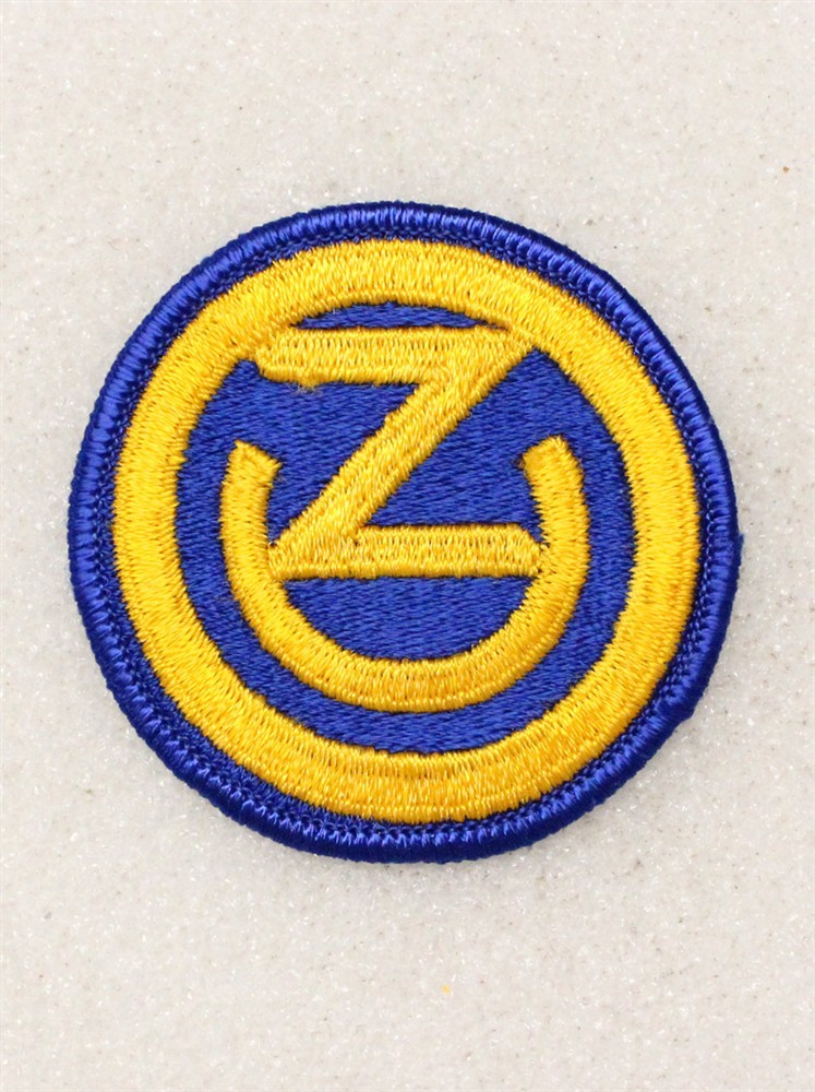 Army patch 5358 - 102nd Training Division w/merrowed edge
