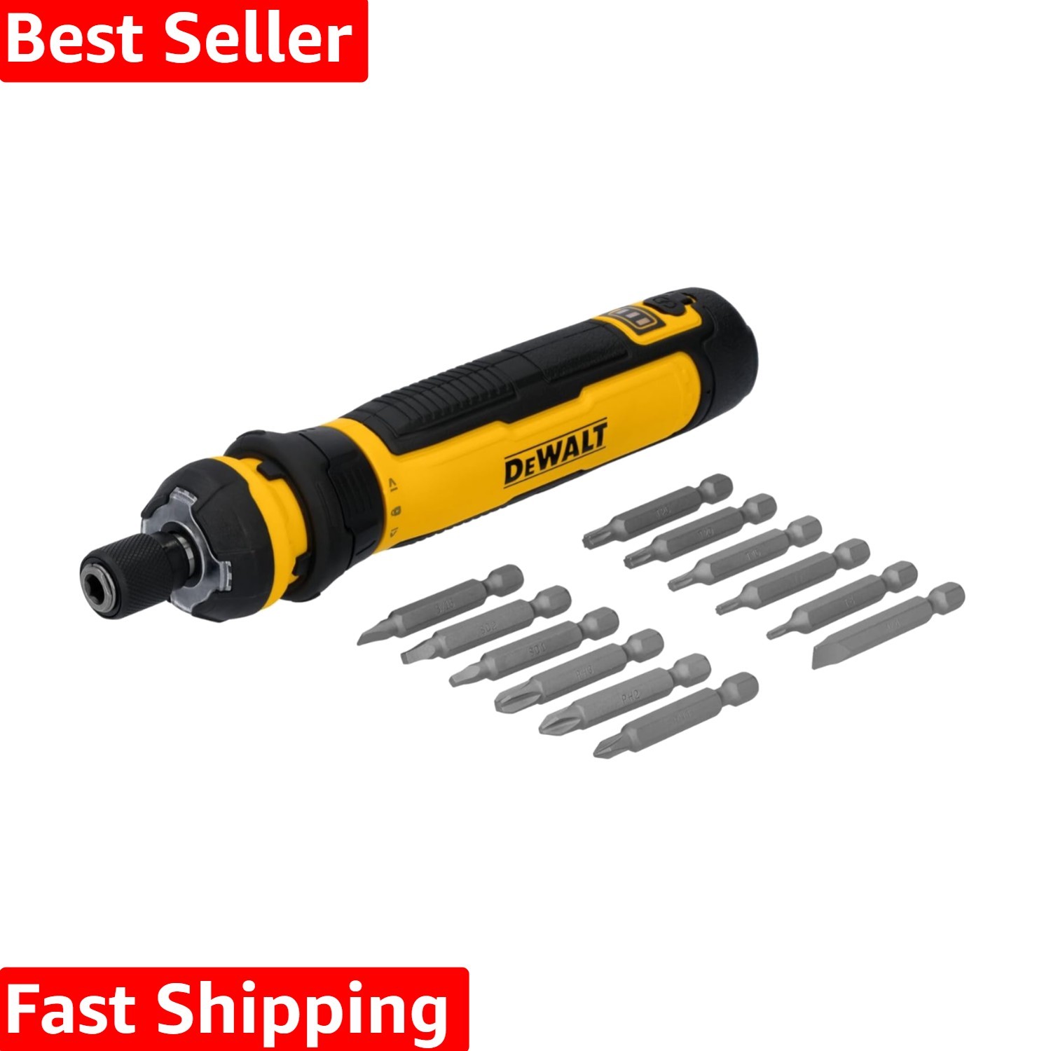 Cordless Screwdriver, 4V USB Rechargeable Electric Screwdriver with 12 pcs Sc...