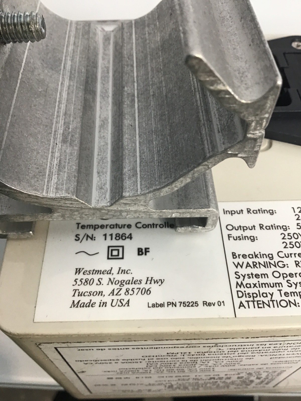 WESTMED ANAPOD ANESTHESIA WARMING/HUMIDIFICATION CONTROLLER !