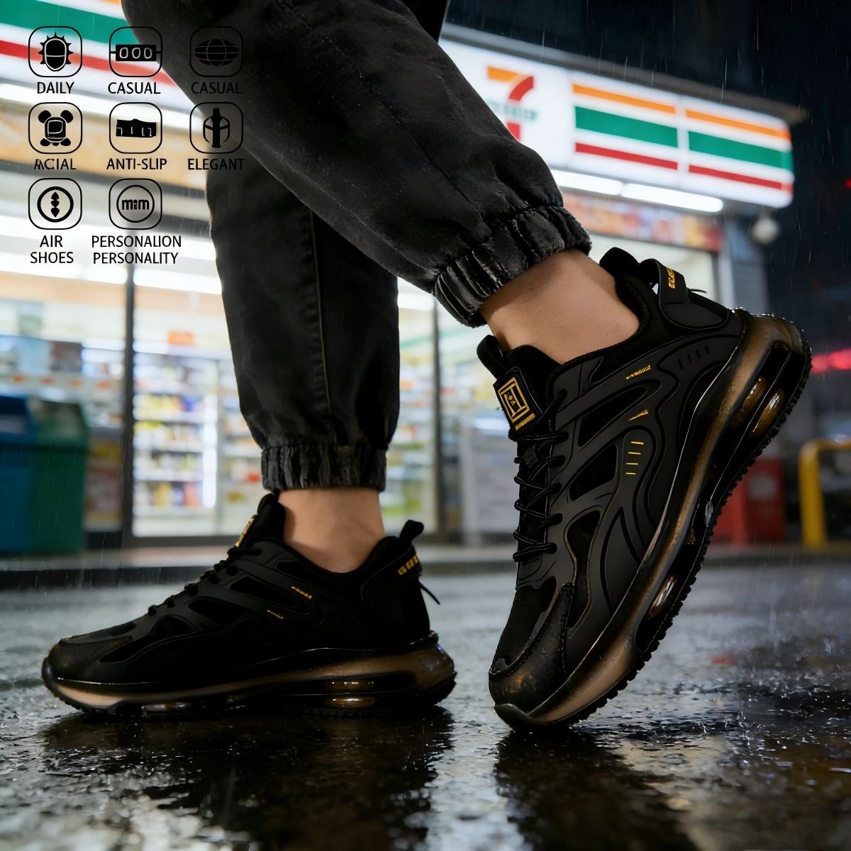 Men's Tennis Gym Sneakers, Fashion Sports Running Casual Outdoor Shoes