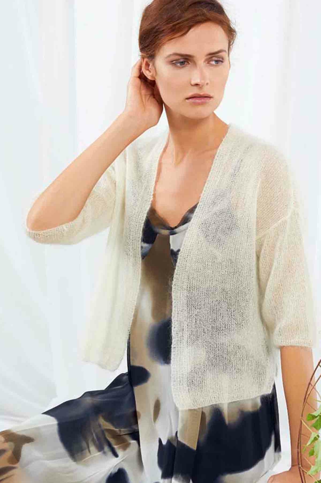 Jacket - Lang Yarns Lace - Model Package Knitting Package With Instructions G