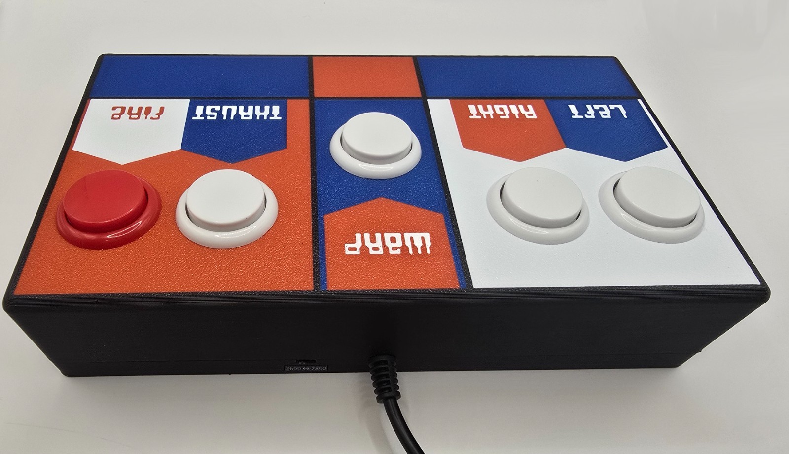 Asteroids Control Panel For Atari 2600 and Atari 7800, and Commodore