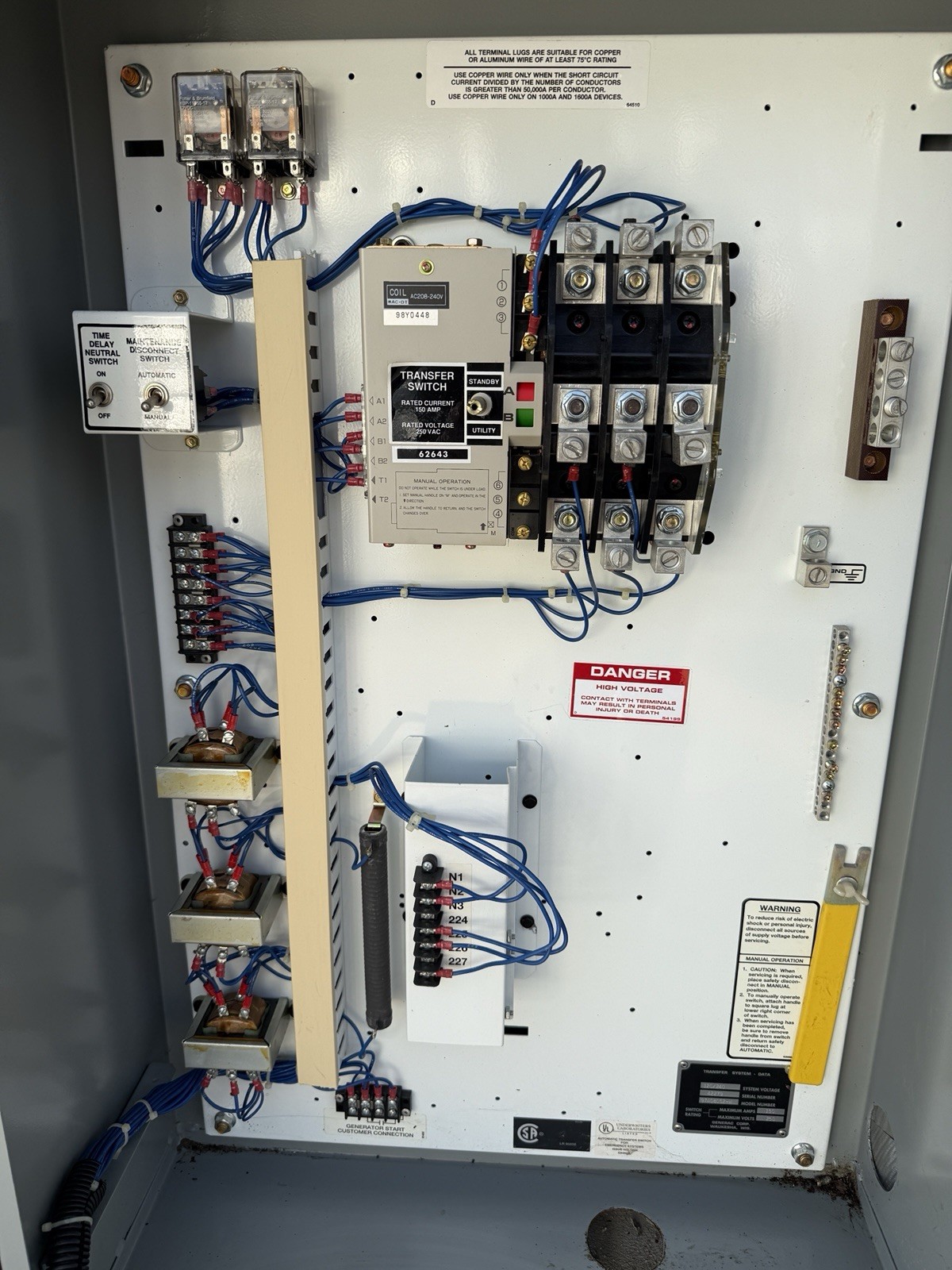 Generac GTS System Automatic Transfer Switch. 120/240v