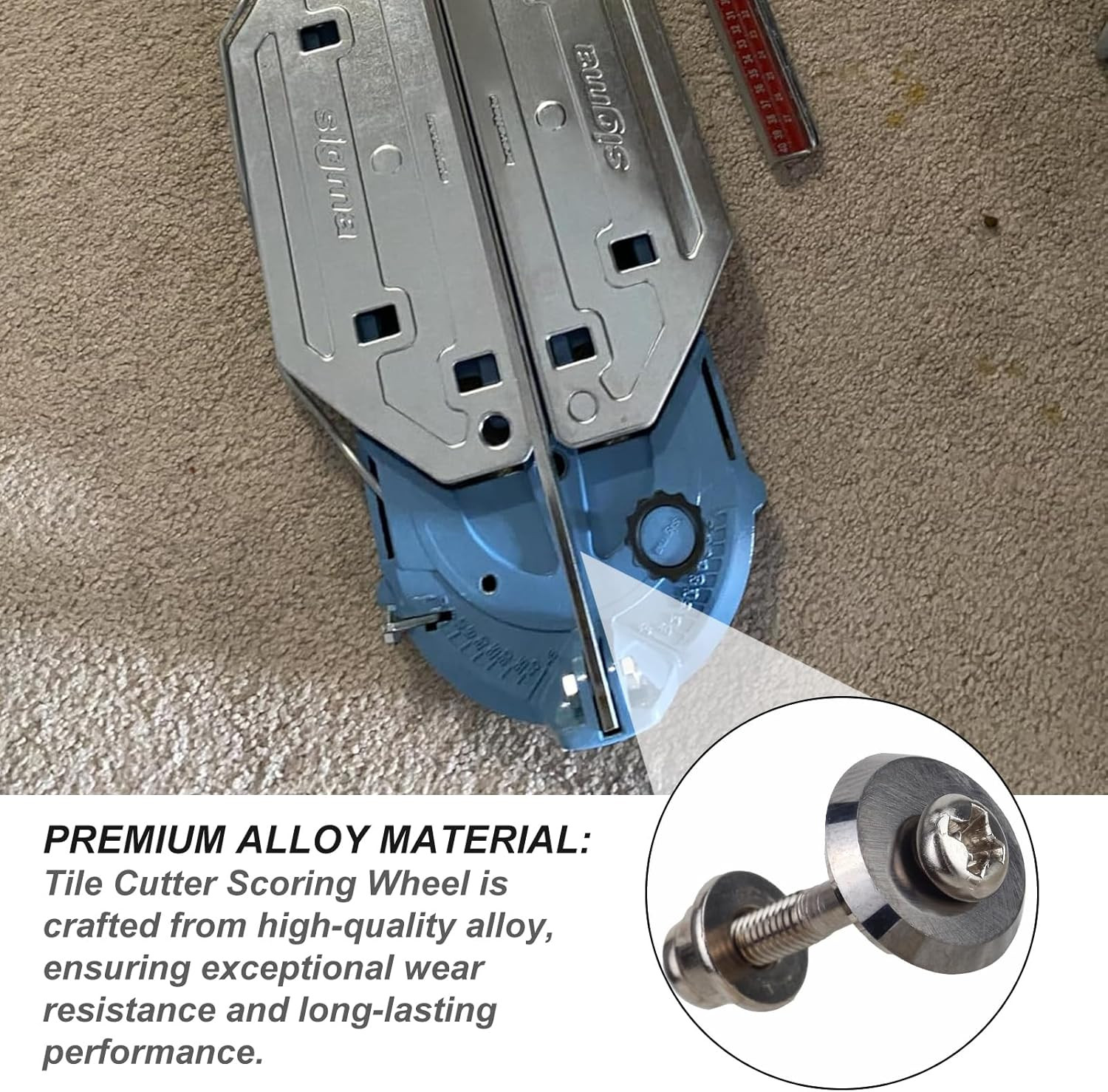 12Mm Tile Cutter Scoring Wheel 14A Compatible with Sigma Cutters | Replacement S