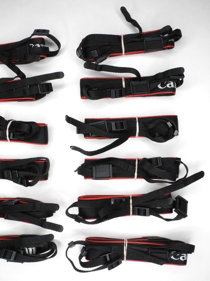 Lot Of 12x Canon EOS EW-400D Genuine 1 3/16" Camera Neck Straps