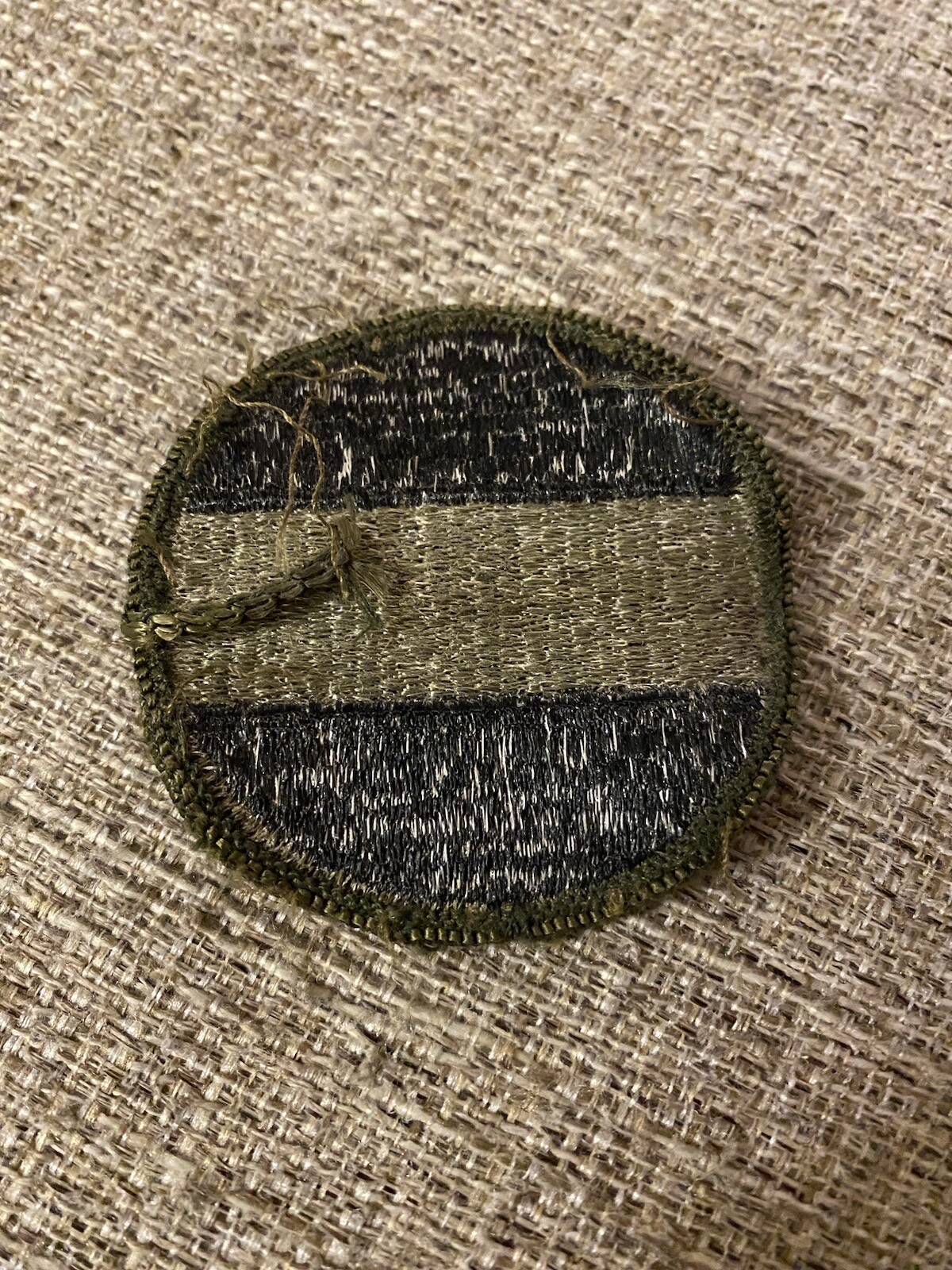 US Army Forces Command Round Subdued Patch FORSCOM INV4335