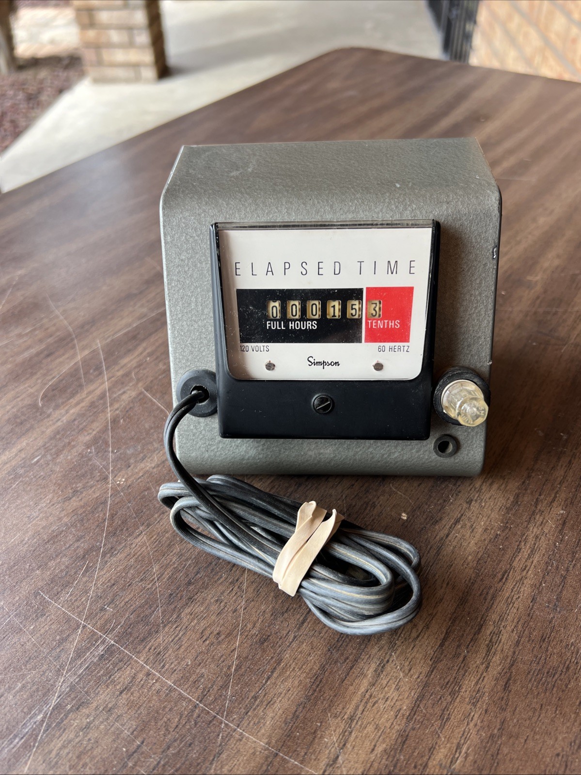Simpson Elapsed Time Indicator, 120v