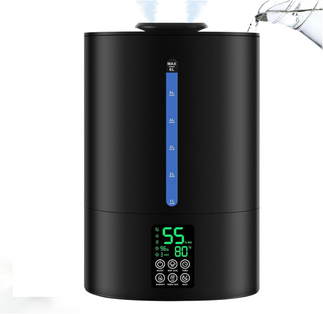 Humidificadores de 6 l para dormitorio, habitación grande, hogar, humidificadore
