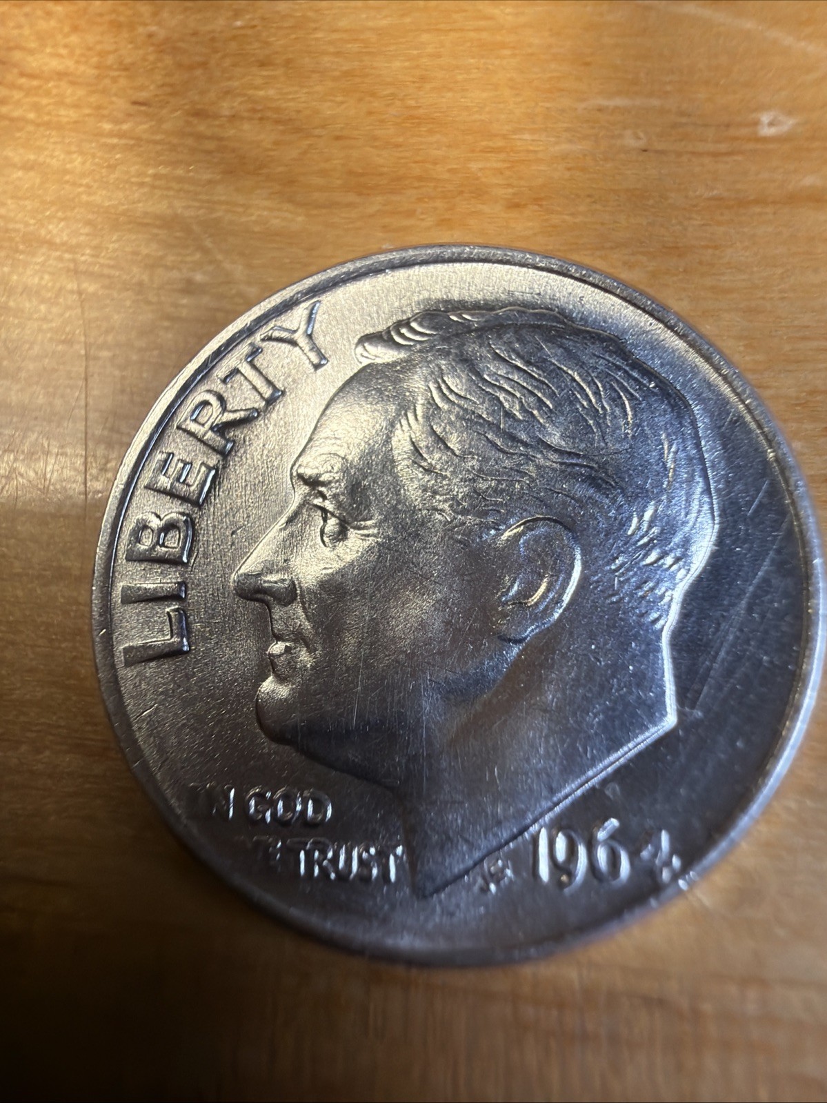 1964 10C Roosevelt Dime BU - Free Shipping - MP4