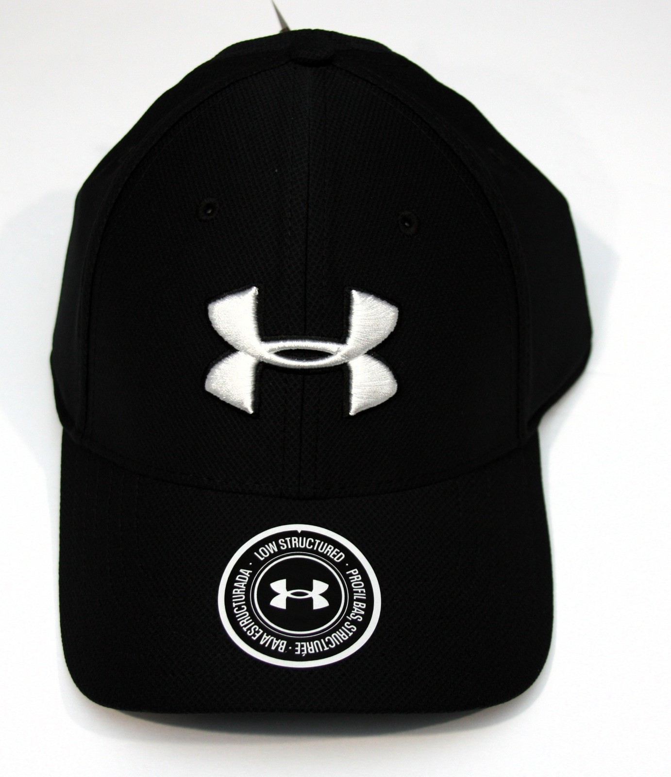 Under Armour UA Blitzing 3.0 Stretch Fit Hat L/XL Black/White NEW!