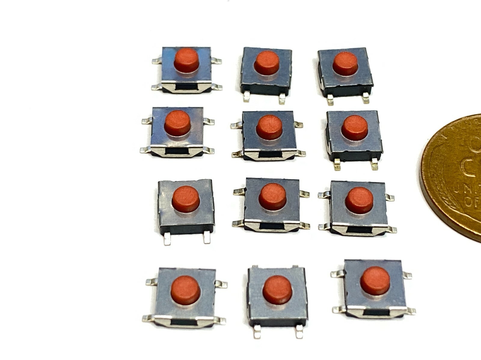 12 Pieces SMD 6 x 6 x 3 Tactile Tact Push Button Micro Switch Momentary ROHS c13