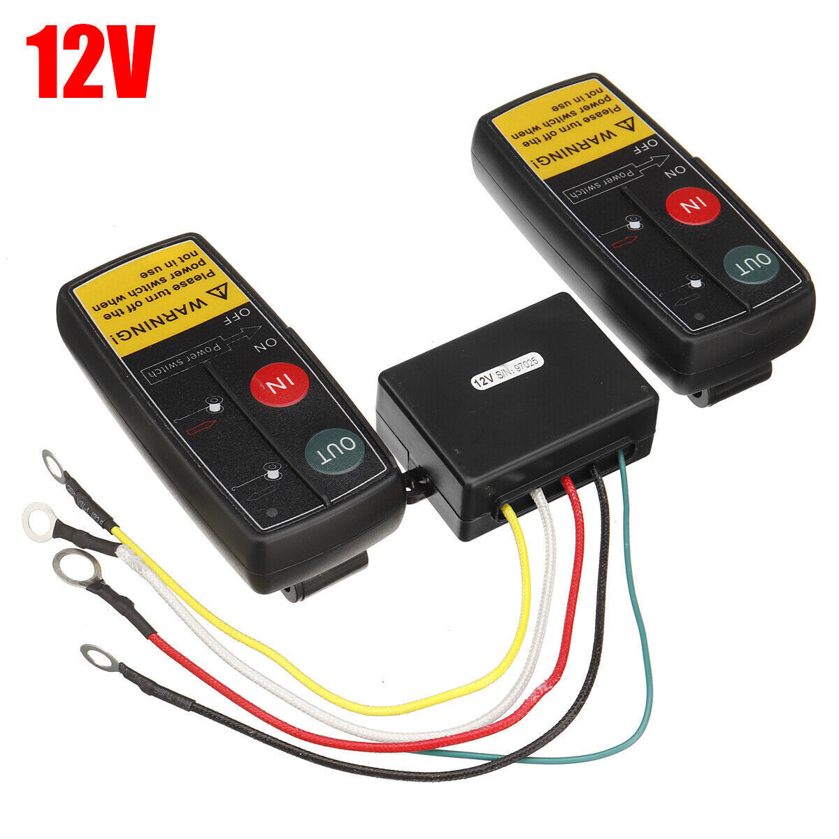 12V Volt Long Range Wireless Remote Control Kit for Car Truck Jeep ATV Winch New