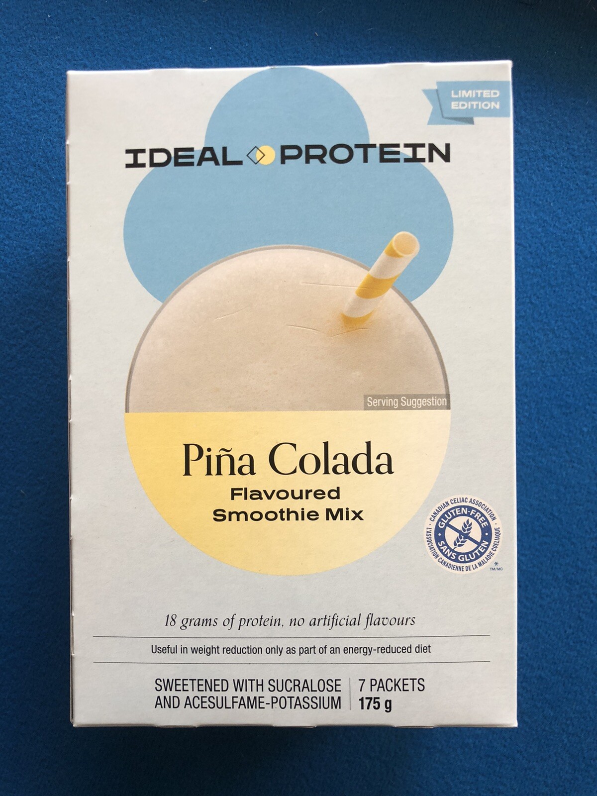 Ideal Protein Pina Colada Drink Mix - 7 Packets - EXP 9/30/26 - FREE SHIPPING
