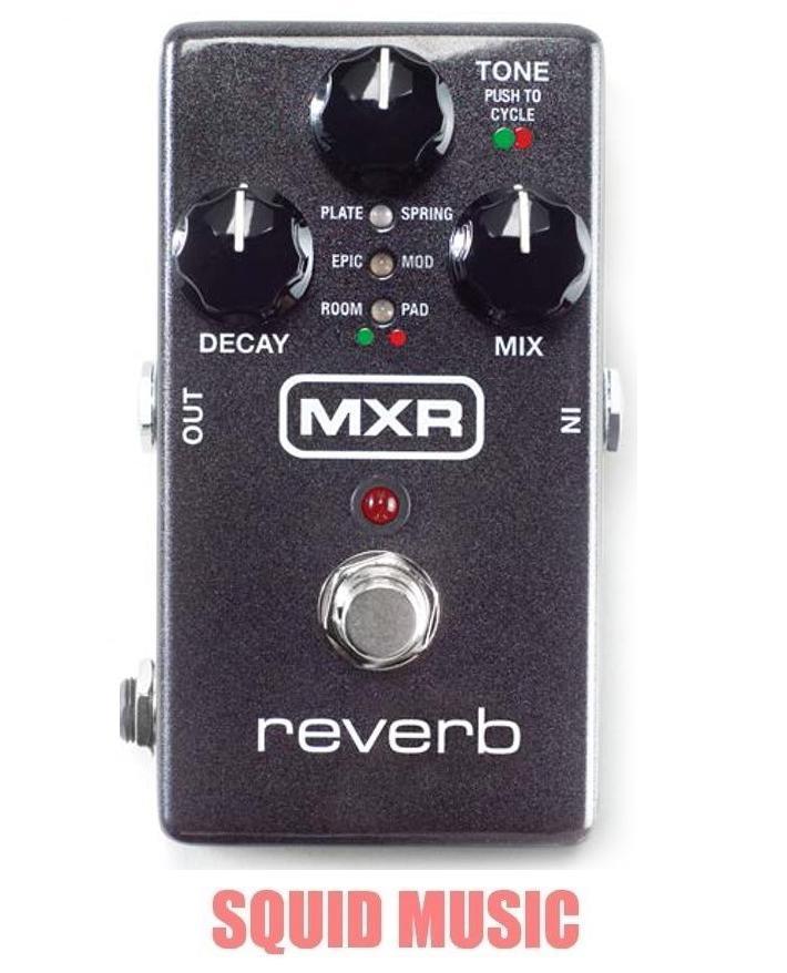 MXR Reverb M300 Relay True Bypass & Delay Trails Modes Dry Path ( 3 MXR CABLES )