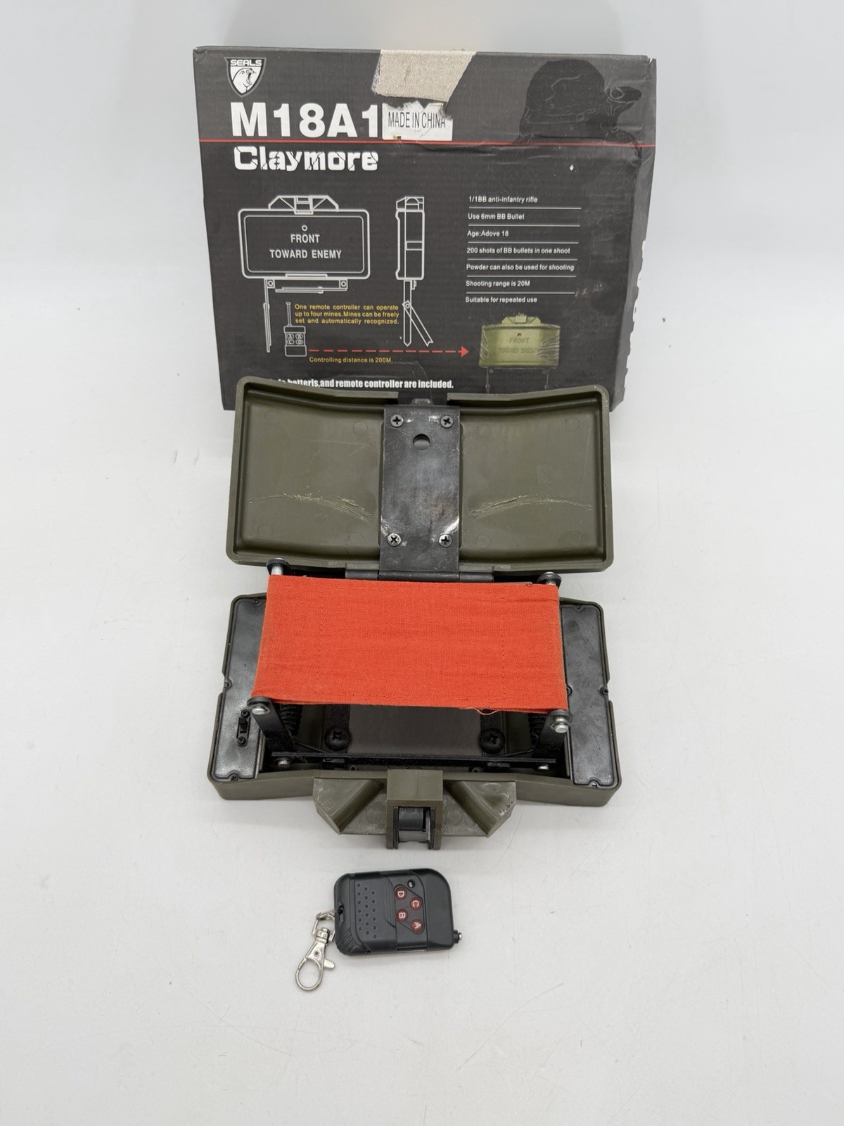 Airsoft Claymore M18A1 Remote Seals 6mm 200 Shots Untested RARE