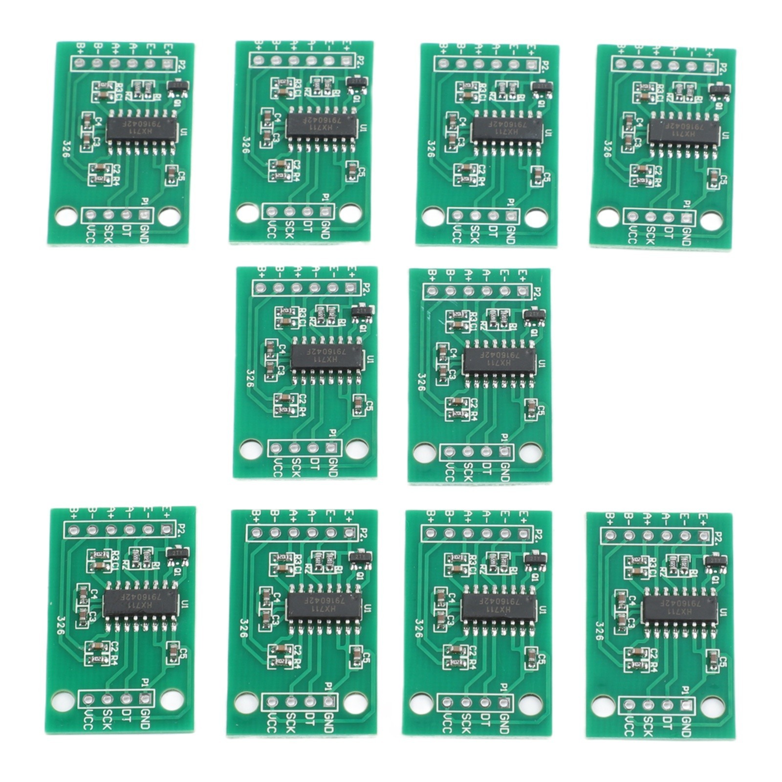 10PCS HX711 24bit for ADC load cell modules dual inputs for Arduino scale