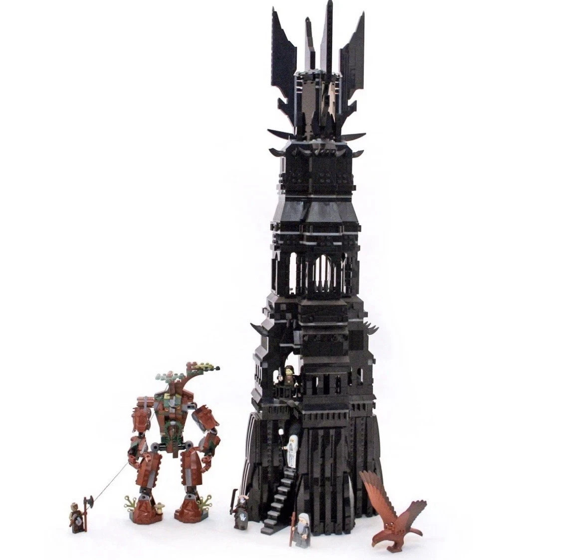 NEW Custom for Lego Tower of Orthanc + minifigures 100% MOC Set 10237 USA SELLER