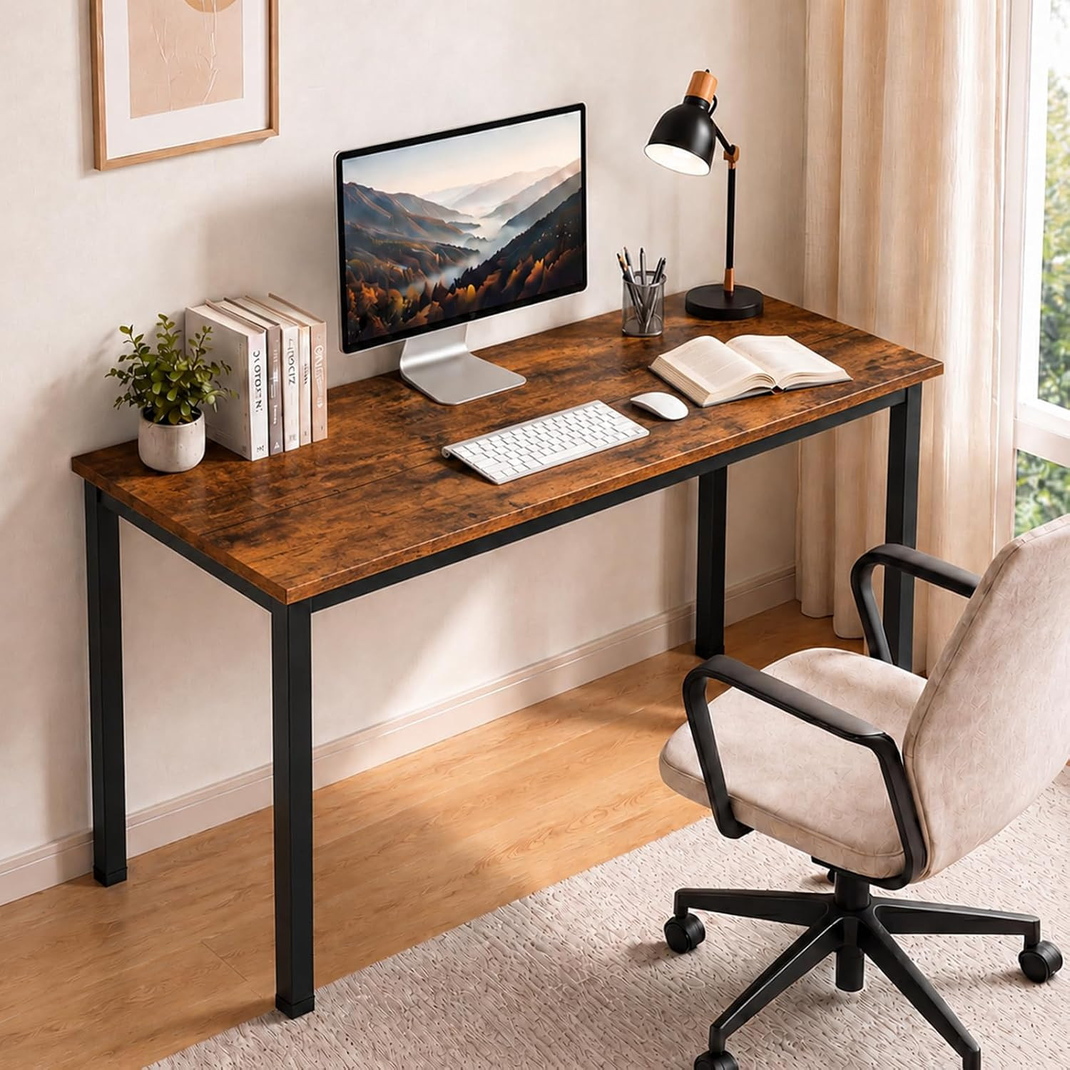Computer Desk for Small Space,Modern Simple Laptop Desk,Computer Table Study Wri