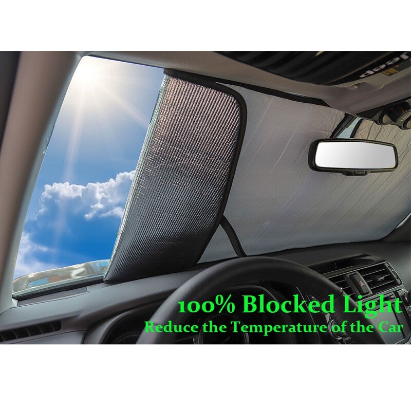 Front Windshield Sunshade Visor Anti Heat Shield Protect Cover for 4Runner 2010+