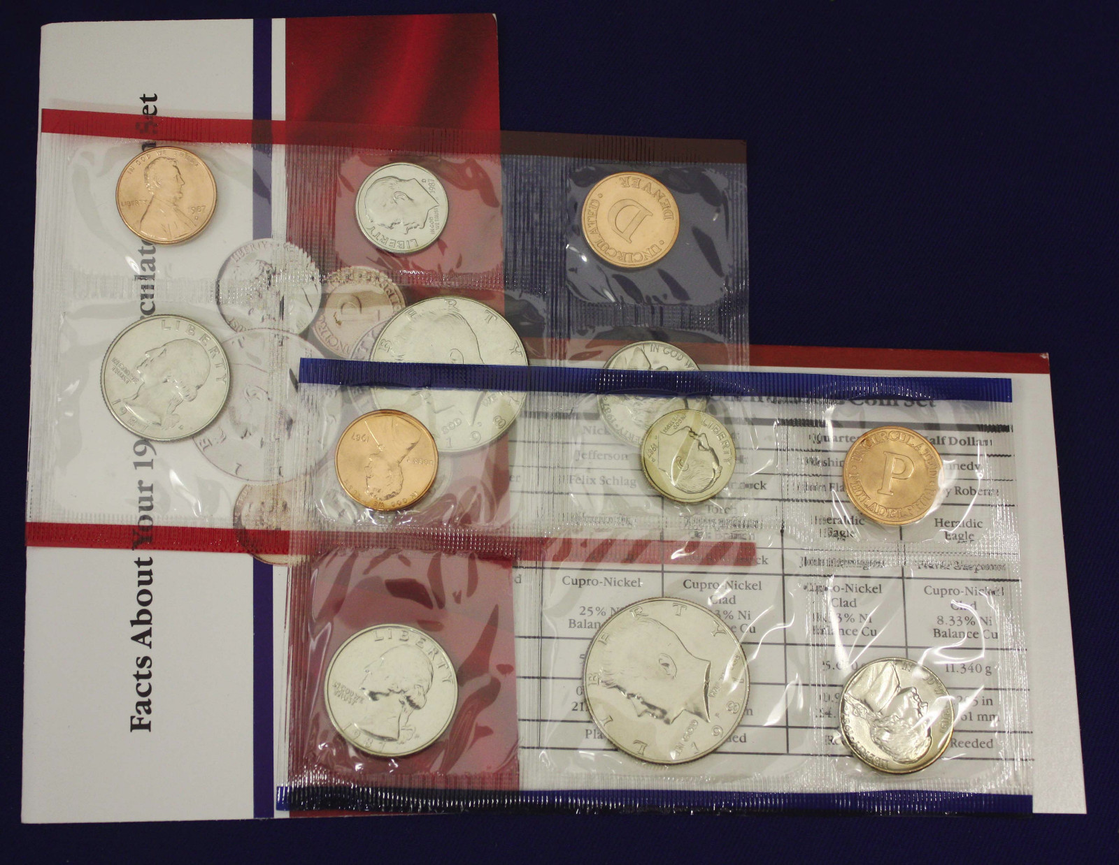 1987 MINT SET AS ISSUED BY U.S. MINT UNCIRCULATED Genuine U.S.