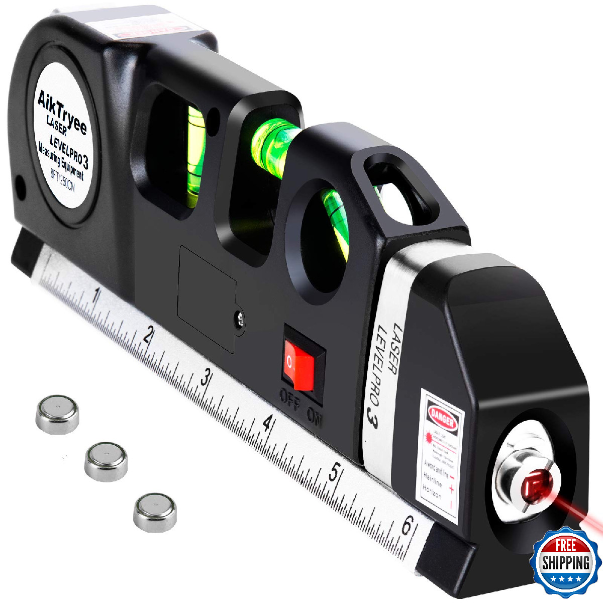 Laser Level Line Tool, Multipurpose Laser Level Kit Standard Cross Line Laser le