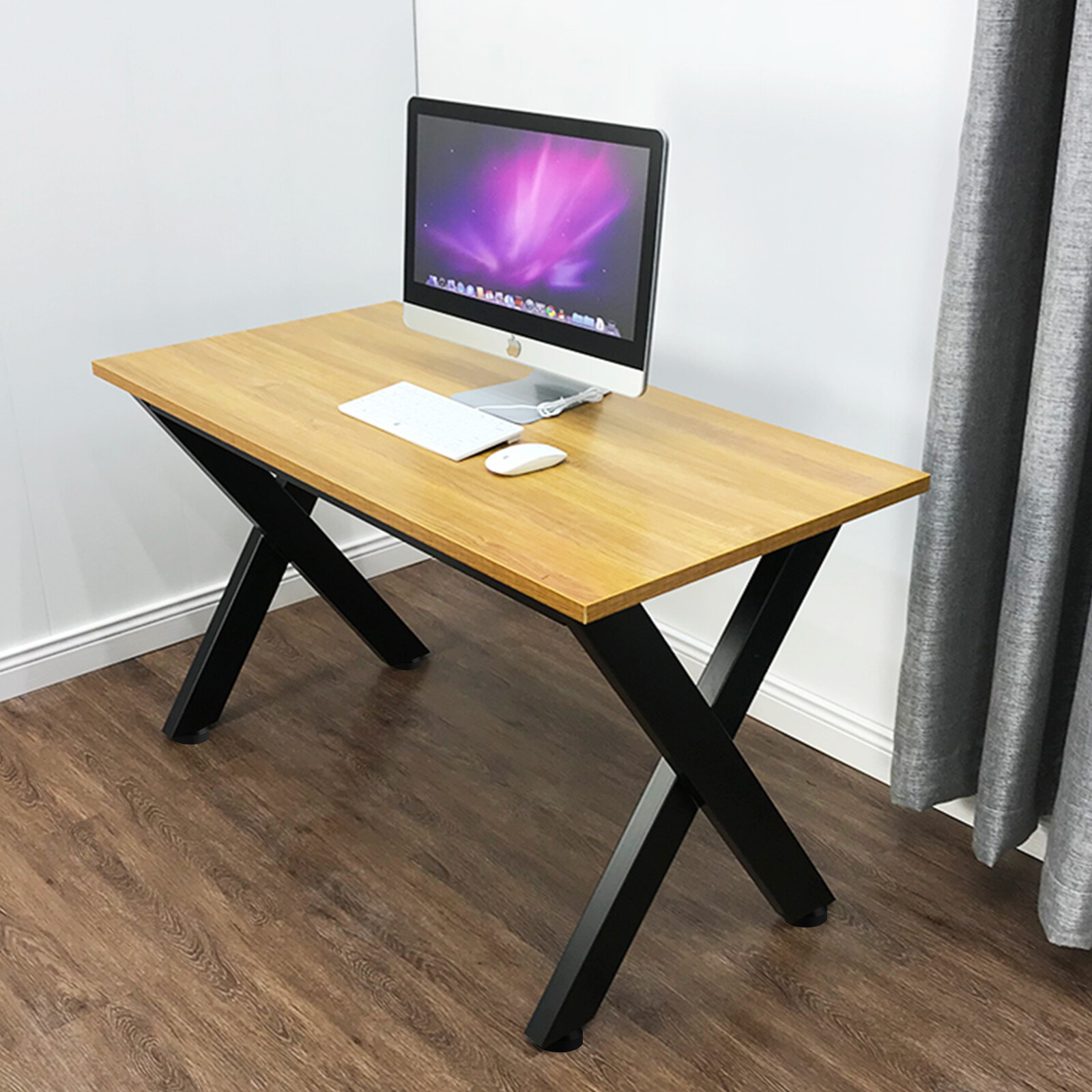 2Pcs Table Legs Endurance Solid Steel Metal Heavy Duty Furniture Legs 28" x 24"