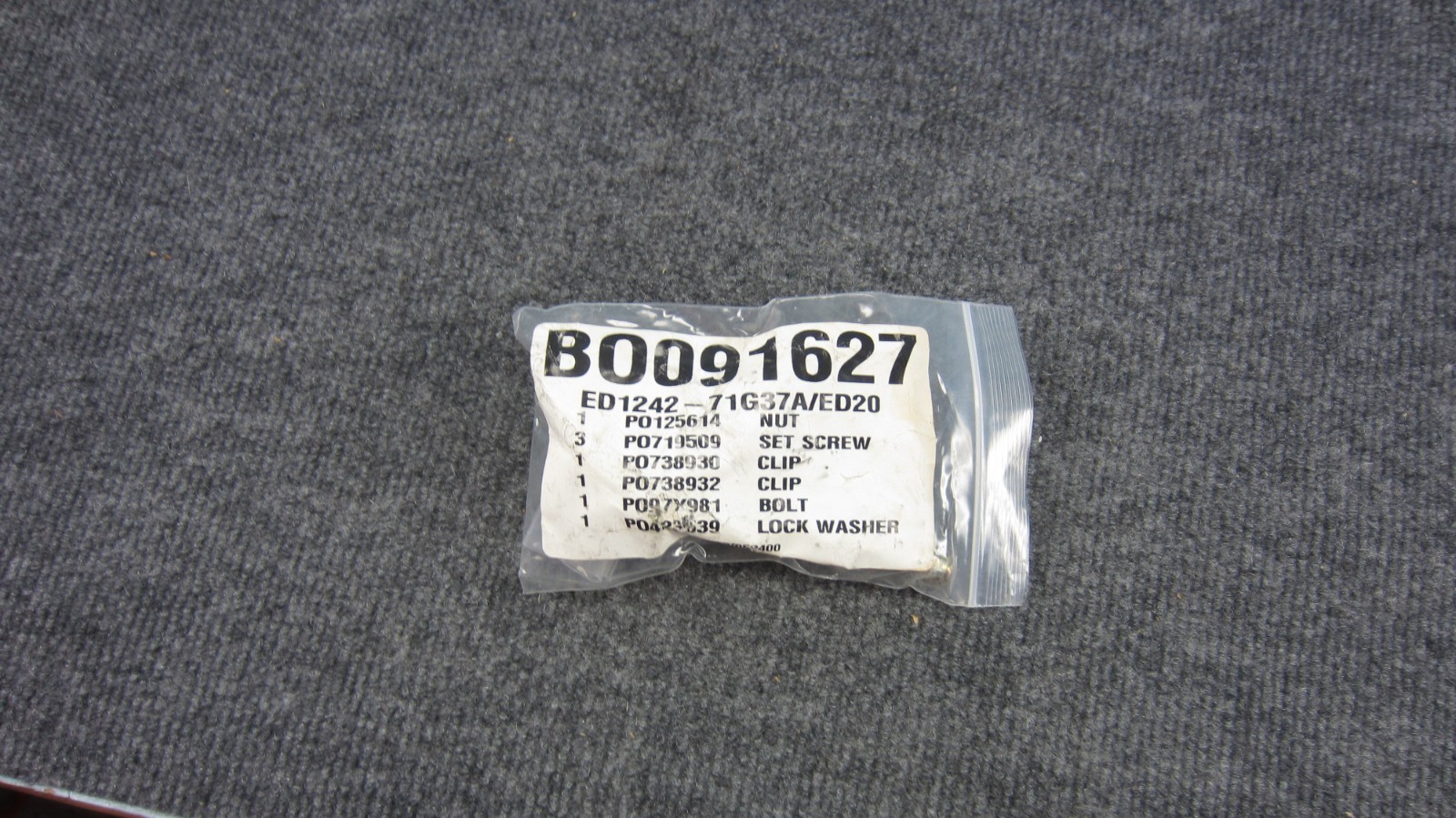 NEWTON  ED1242-71G37A J-CLIP/ B0091627 Cable Rack KIT (5 in stock) (EM)