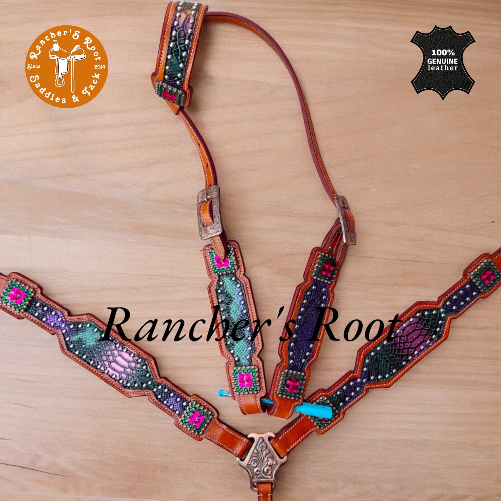 Western Tack Set Horse |  Mutli Color Gator Tack Set