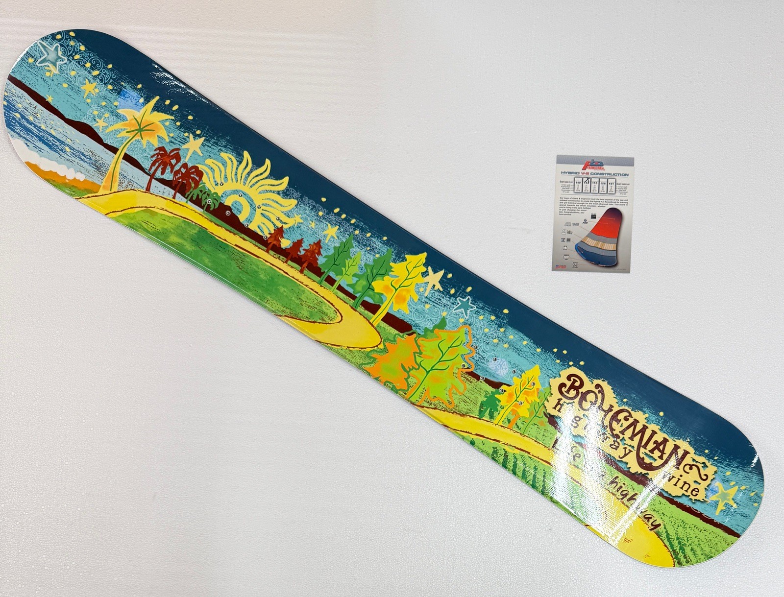 NEW NOS 2008 "Life is a Highway" Bohemian Highway Wine, Napa CA Snowboard (152)
