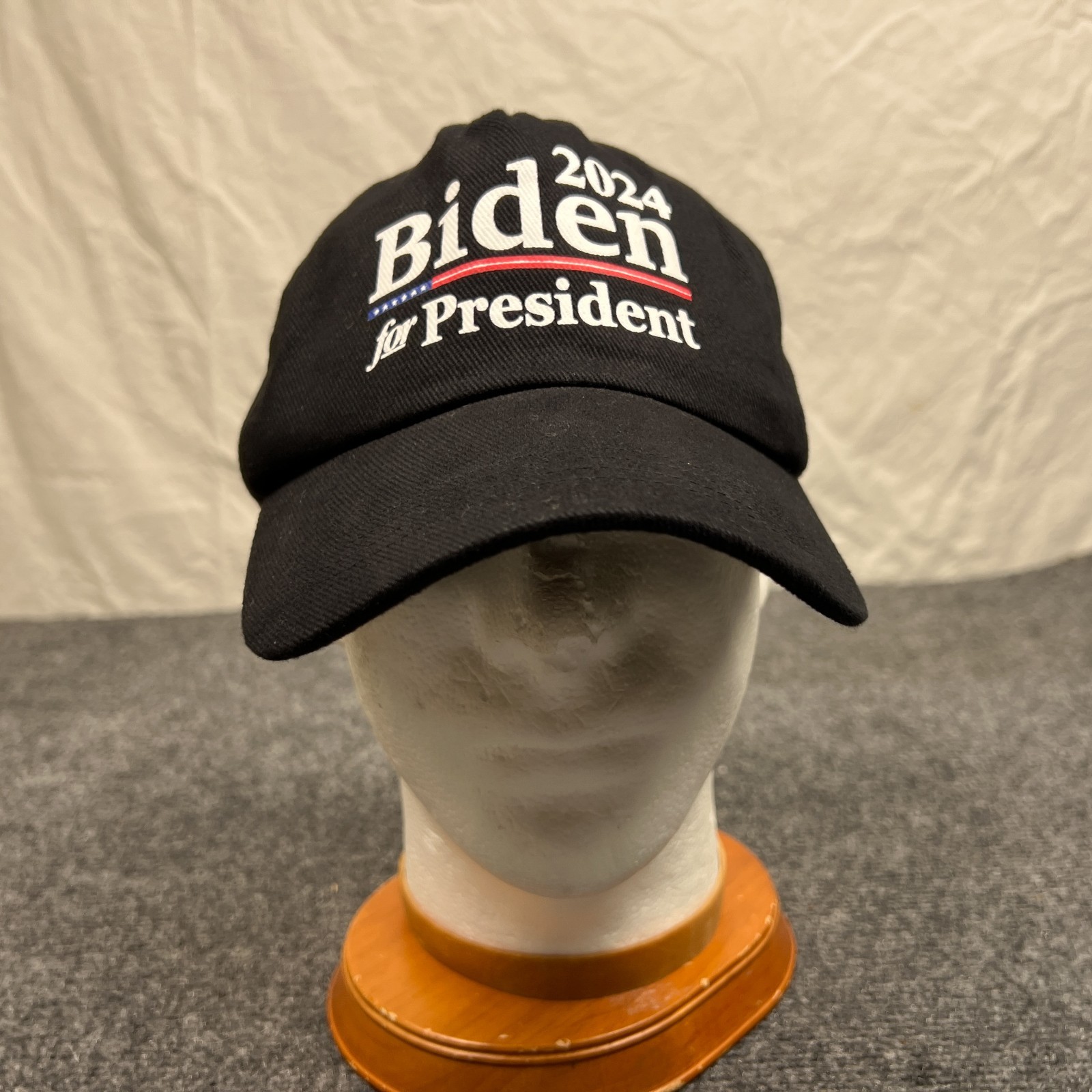 NEW Cobra Joe Biden For President 2024 Cap Adult Adjustable Black Spell Out Hat