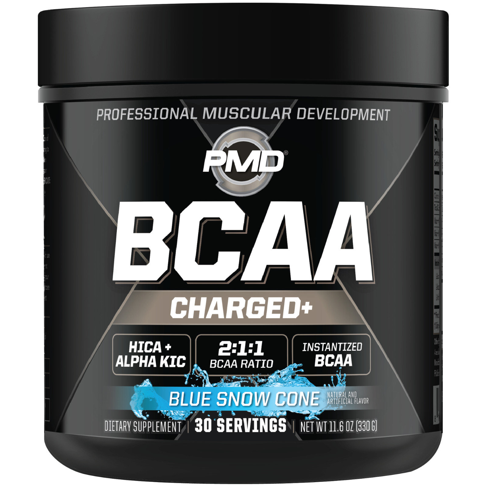 BCAA Charged Amino Acid Drink-Performance - Recovery - Blue Snow Cone (30 Serve)