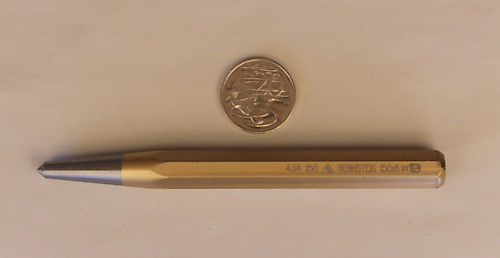 CENTRE PUNCH 14mm HEX x 6mm x 150mm RENNSTEIG MADE IN GERMANY