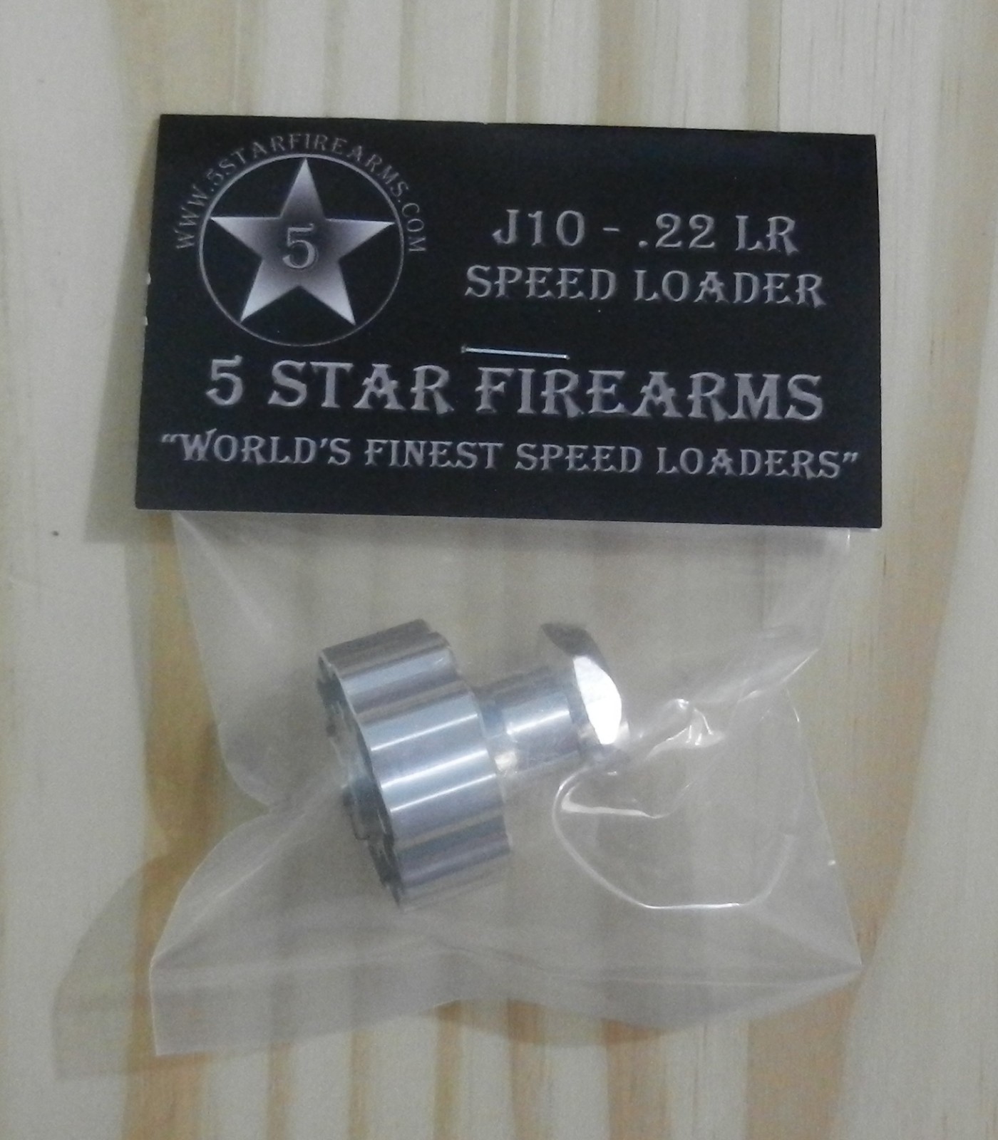 Aluminum Speedloader, Speed Loader;  S&W 617;  Holds 10 of 22 LR   J10-22LR