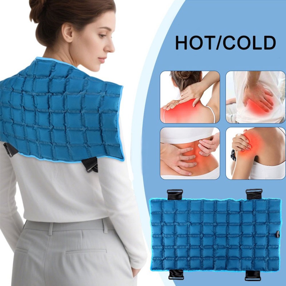 Large Gel Ice Pack for Injuries Reusable Flexible Hot Cold Therapy Compress USA