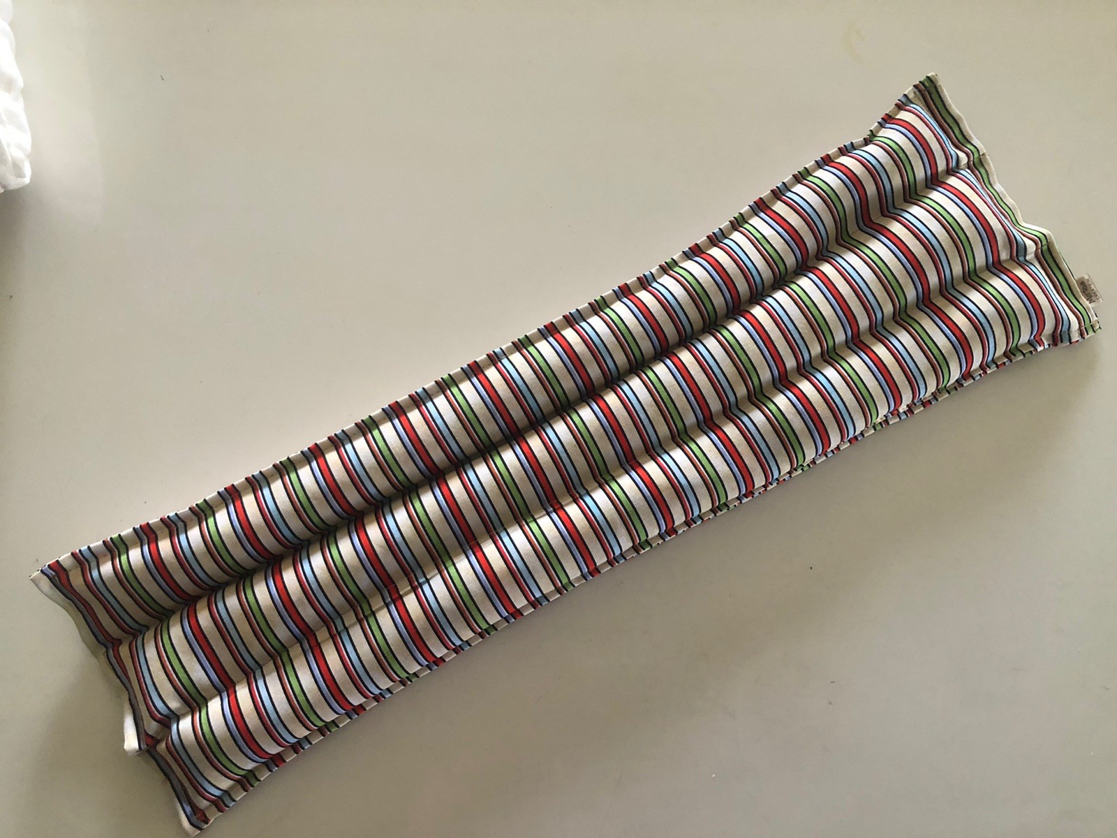 rice flax heat pad hot/cold shoulder neck wrap pack Bag 21x6''pain aid Stripes